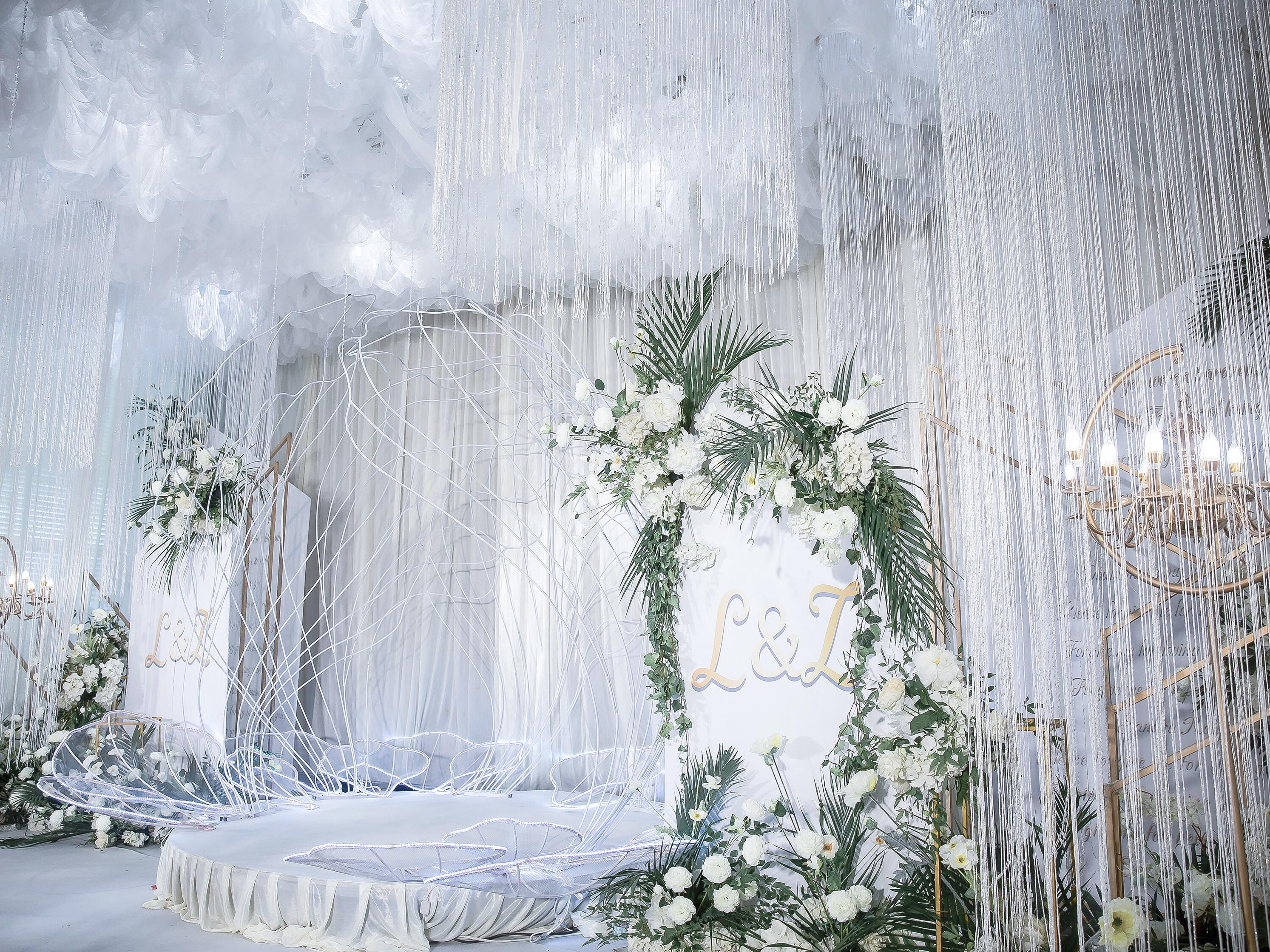 【简约风格】清新自然婚礼-流程定制-主持化妆全包