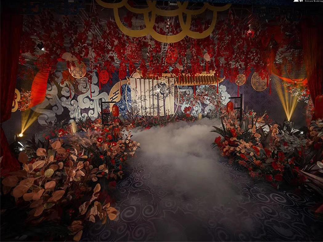 #浏阳VIVI婚纱#中式秀禾服自带拖尾+敬酒服#