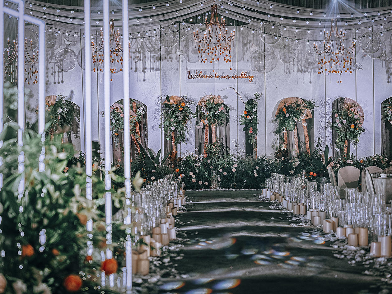 【金百合】白绿韩式小清新婚礼