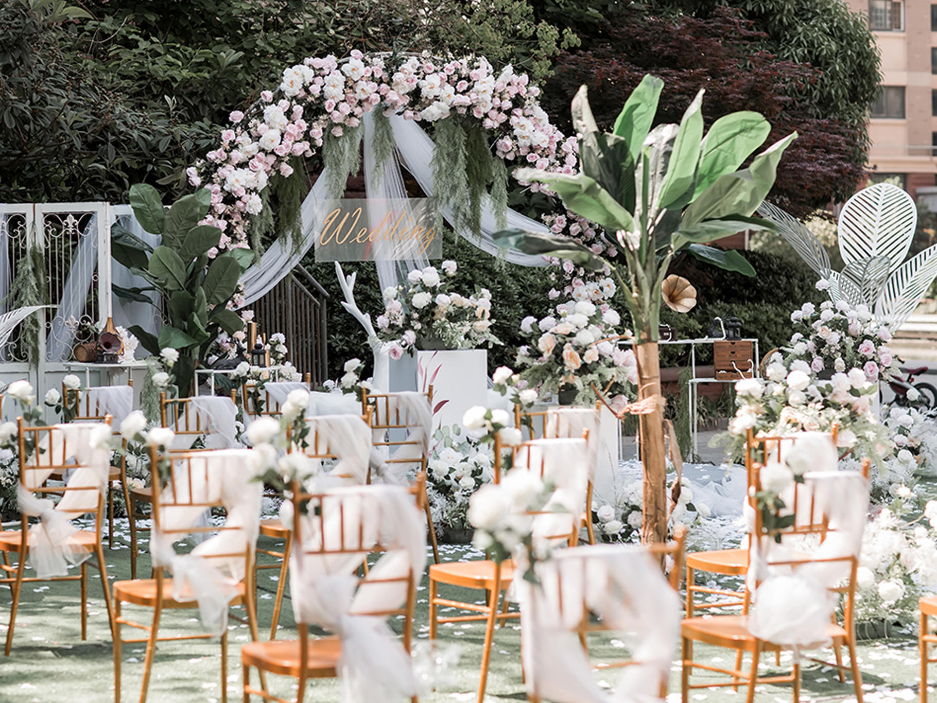 皇城铂嘉婚礼--清新户外