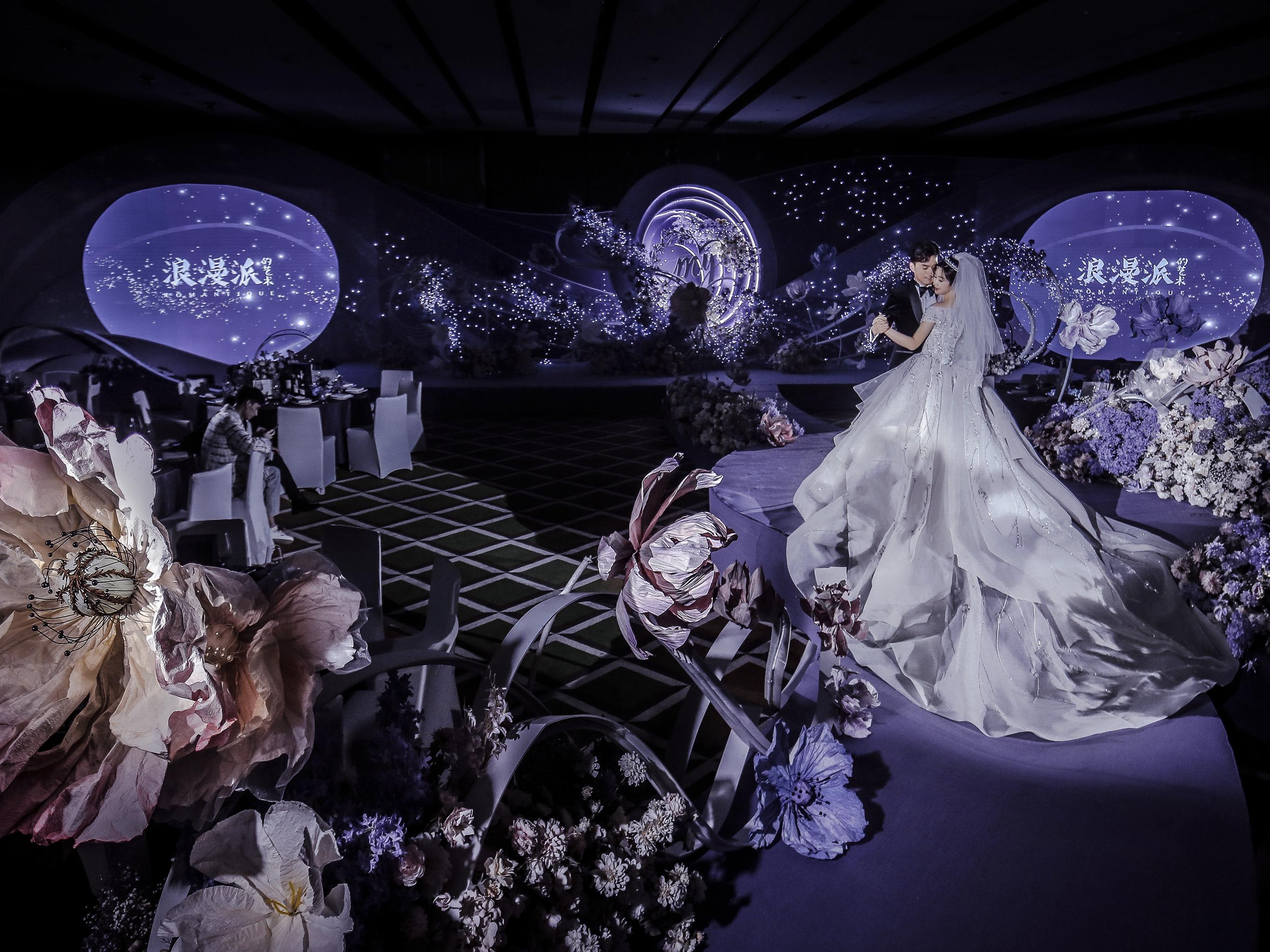 【室内婚礼】GUCCI风丁香紫高级婚礼|新品发布