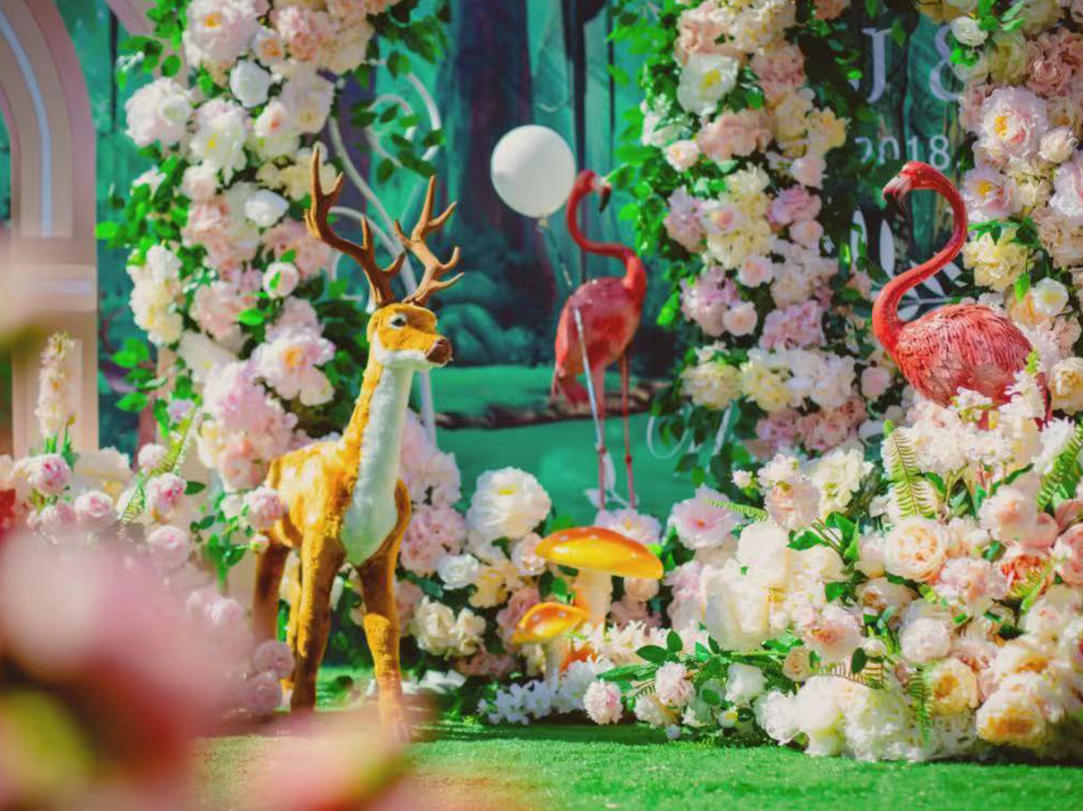 室外、庭院森系小清新婚礼