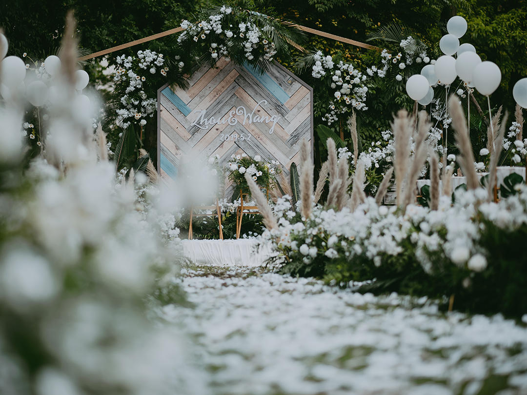 【菲悦婚礼】小清新户外森系婚礼