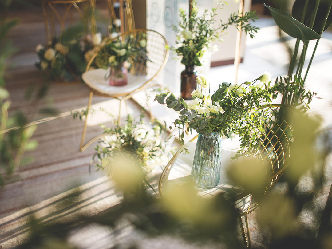 婚礼爆款  小清新色系  白绿简约风