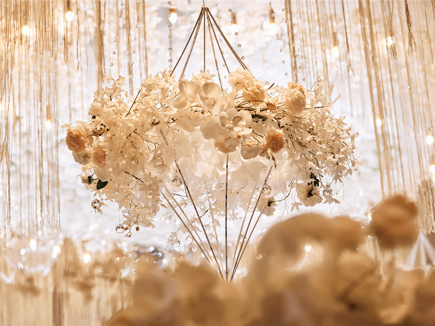 【香槟梦纯布】沉浸系轻奢西式室内婚礼现场