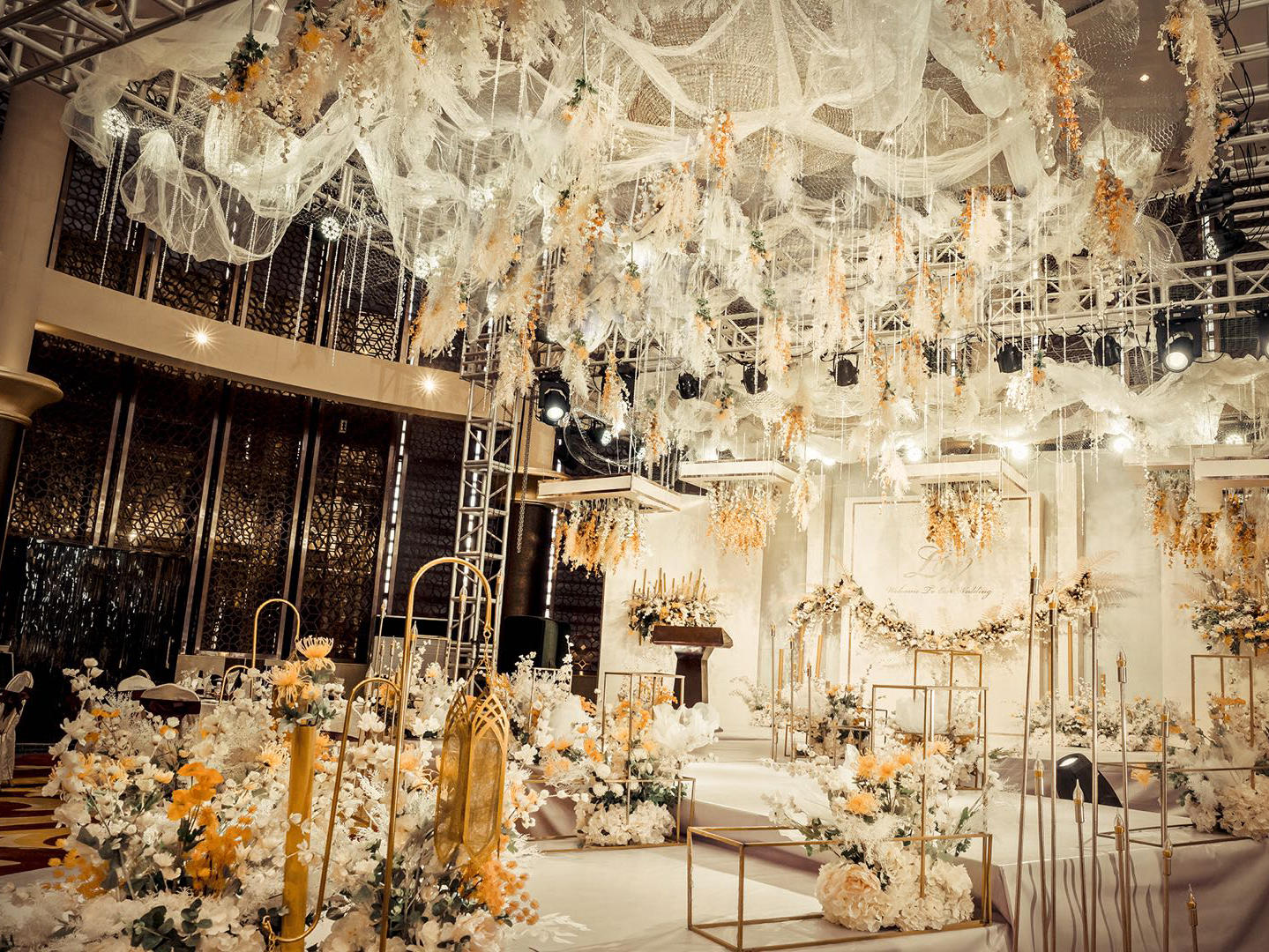 室内婚礼主题套系。i茉莉国际宴会设计