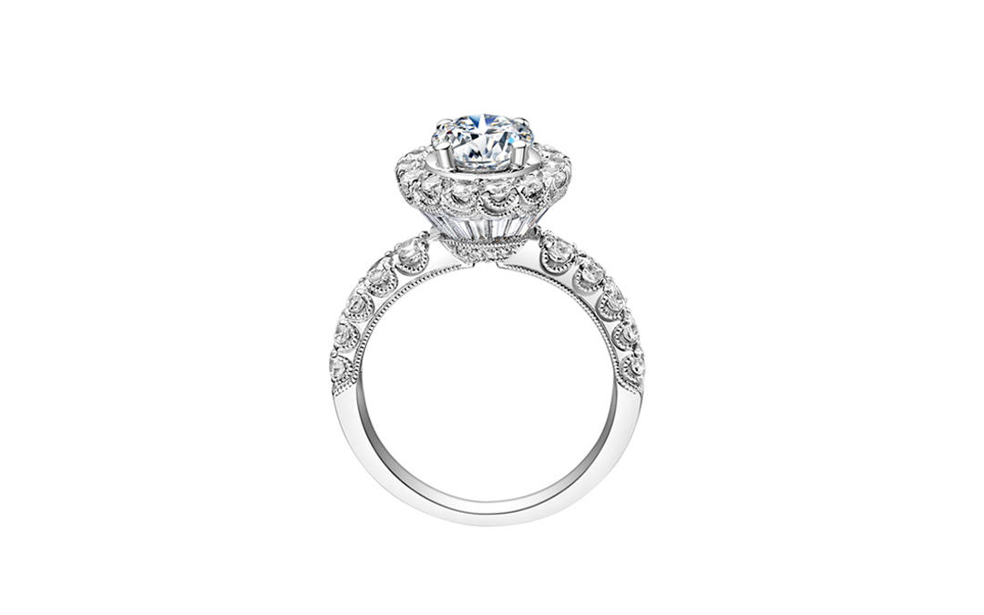 KIsmet 18K金求婚戒指—天空之城