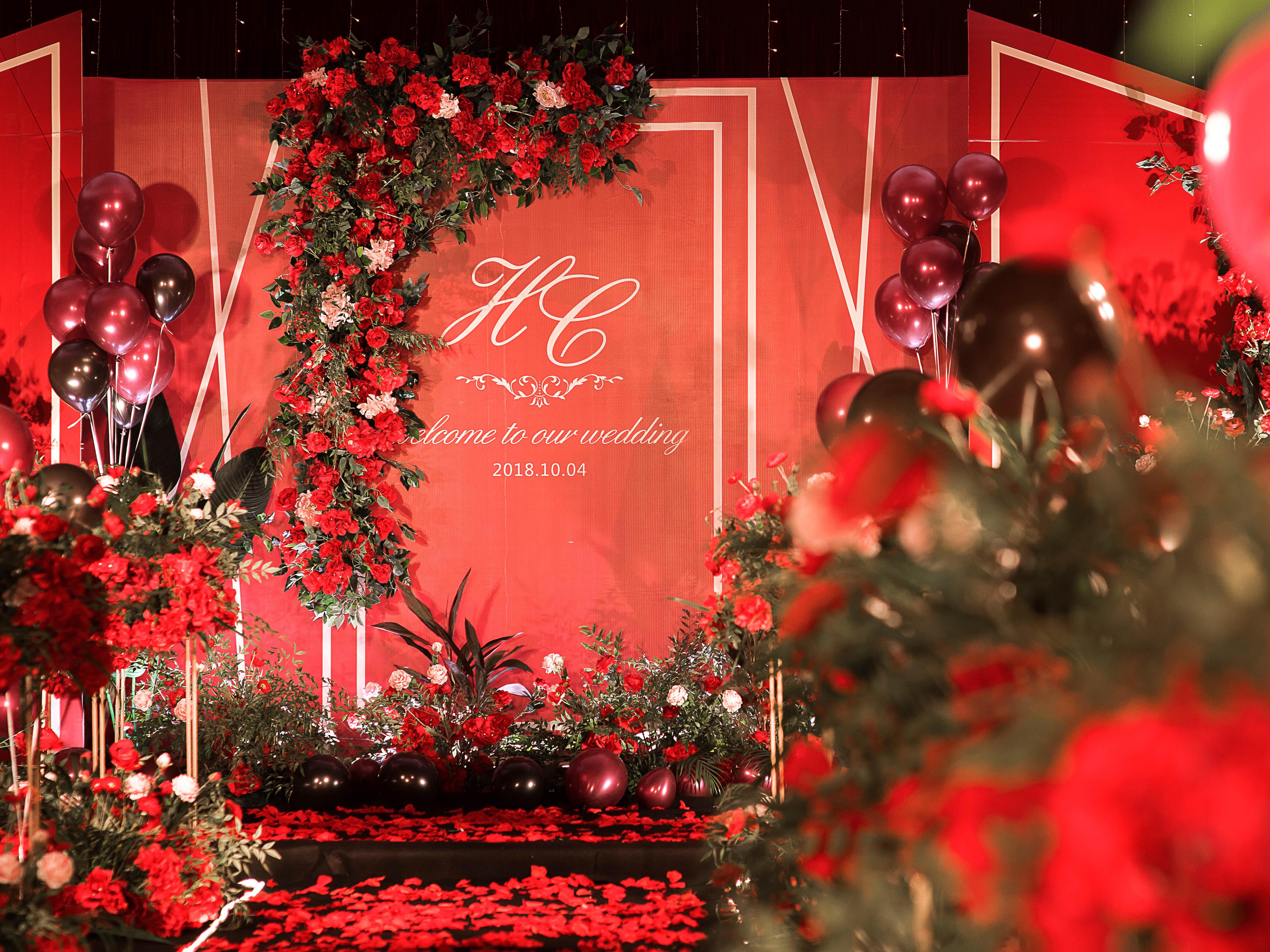 時(shí)光印記婚紗婚慶經(jīng)典紅黑色系列