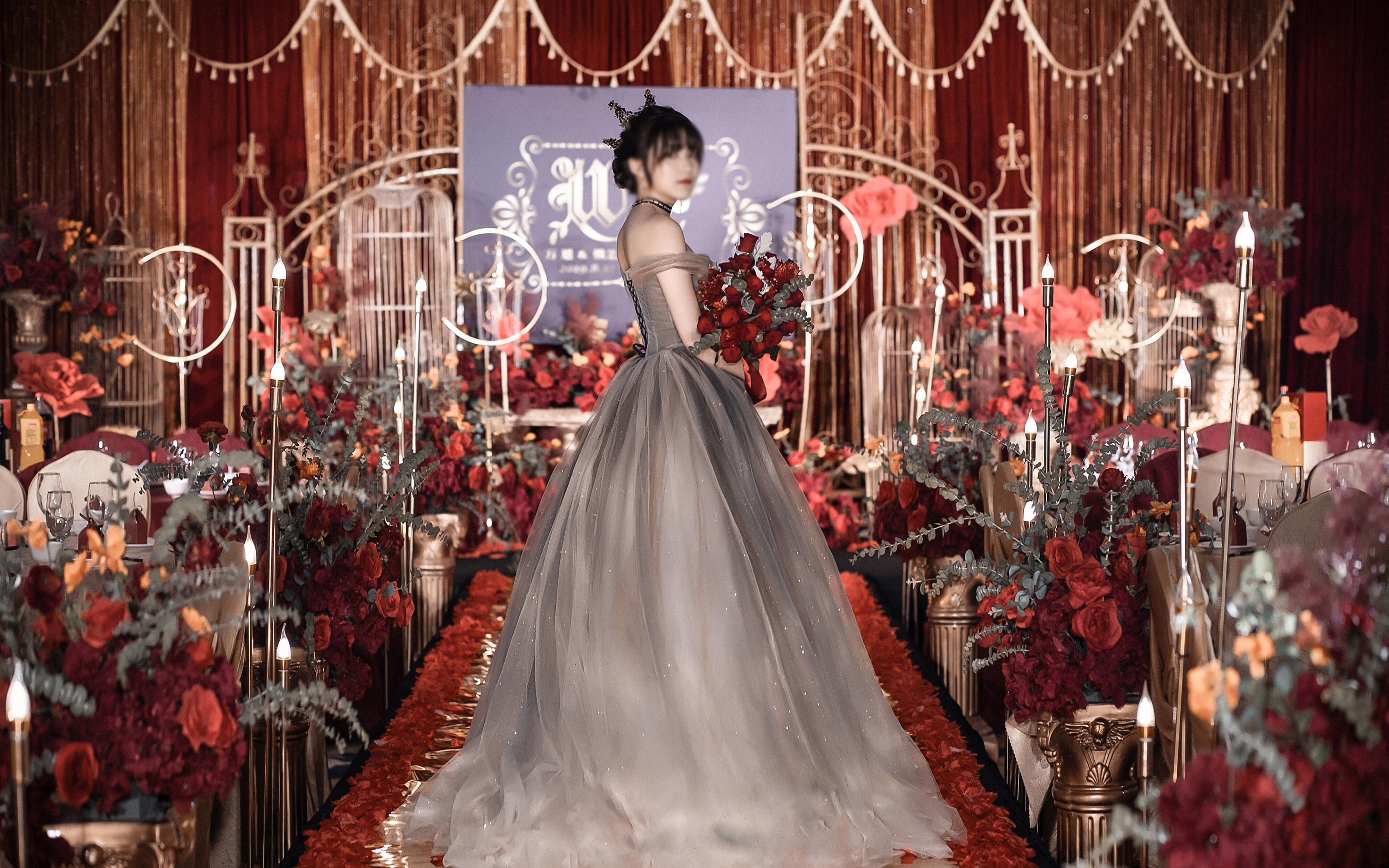 【Brilliant  red】红黑色复古婚礼