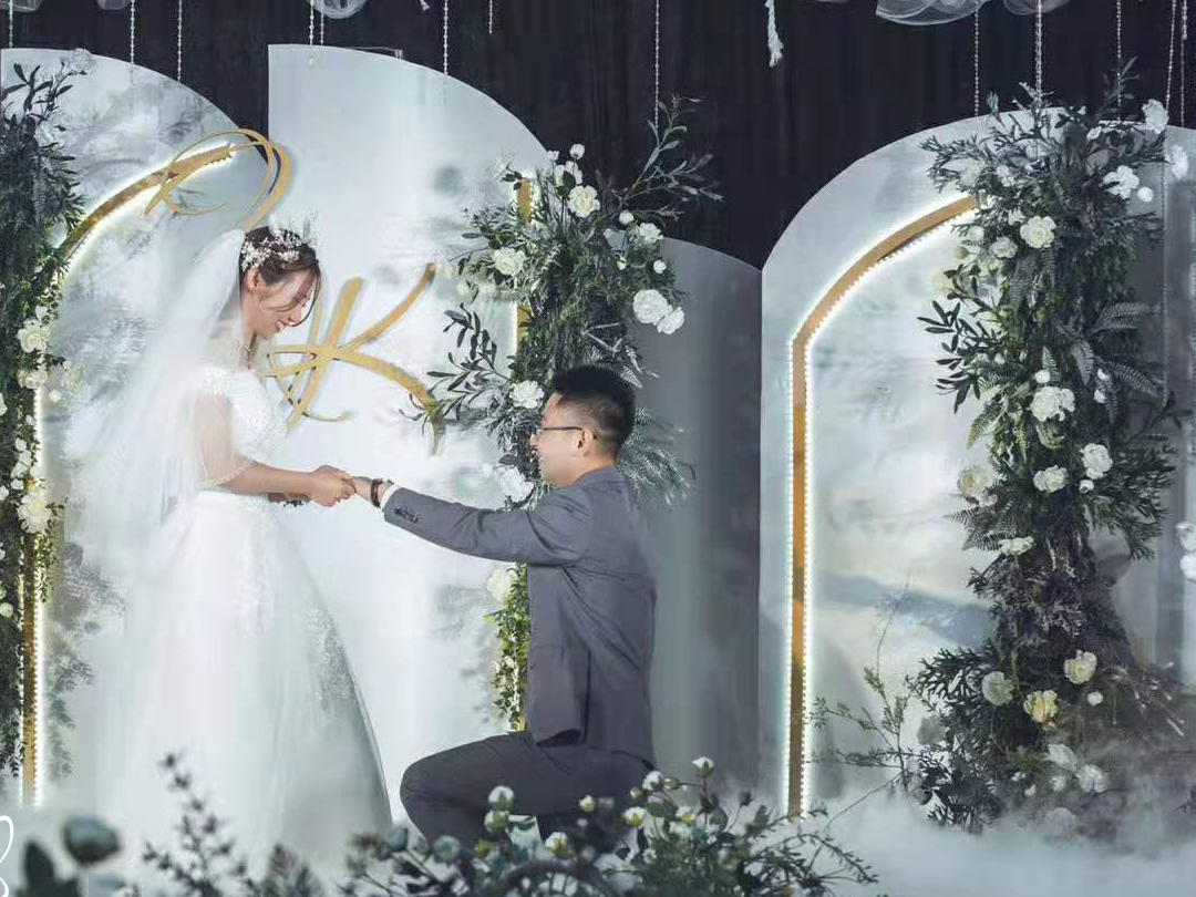 【夏慕婚礼】可甜可咸 大理石花纹 含四大人员