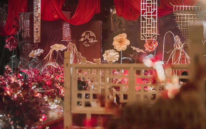 卡迩德婚礼︱【8折】香槟色新中式婚礼