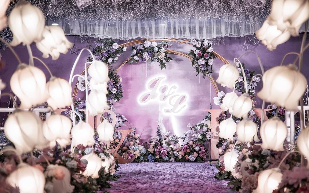 【锦上婚礼】紫色唯美浪漫定制婚礼