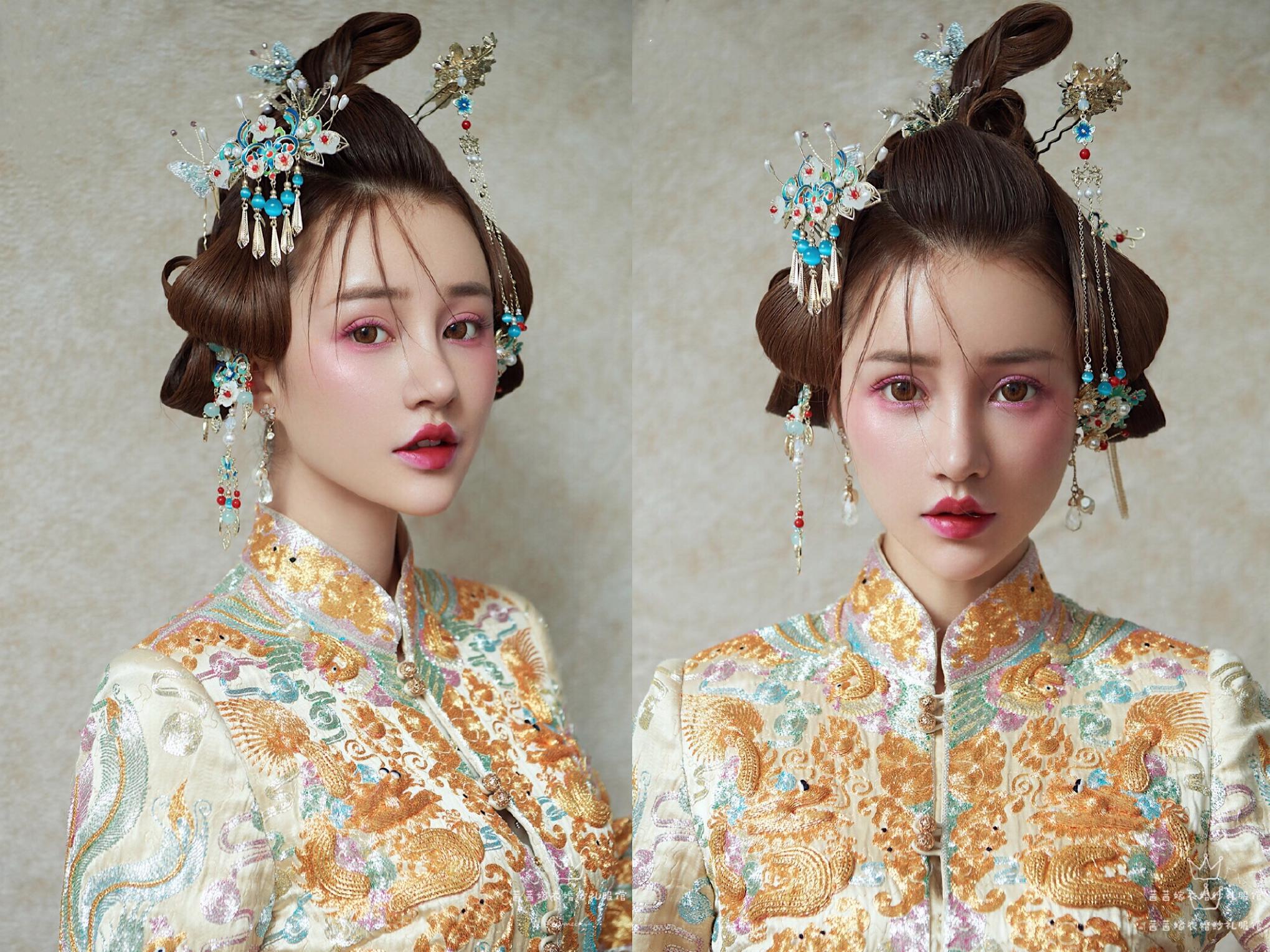 特惠 -婚纱礼服3件套，齐地婚纱+秀禾+敬酒服