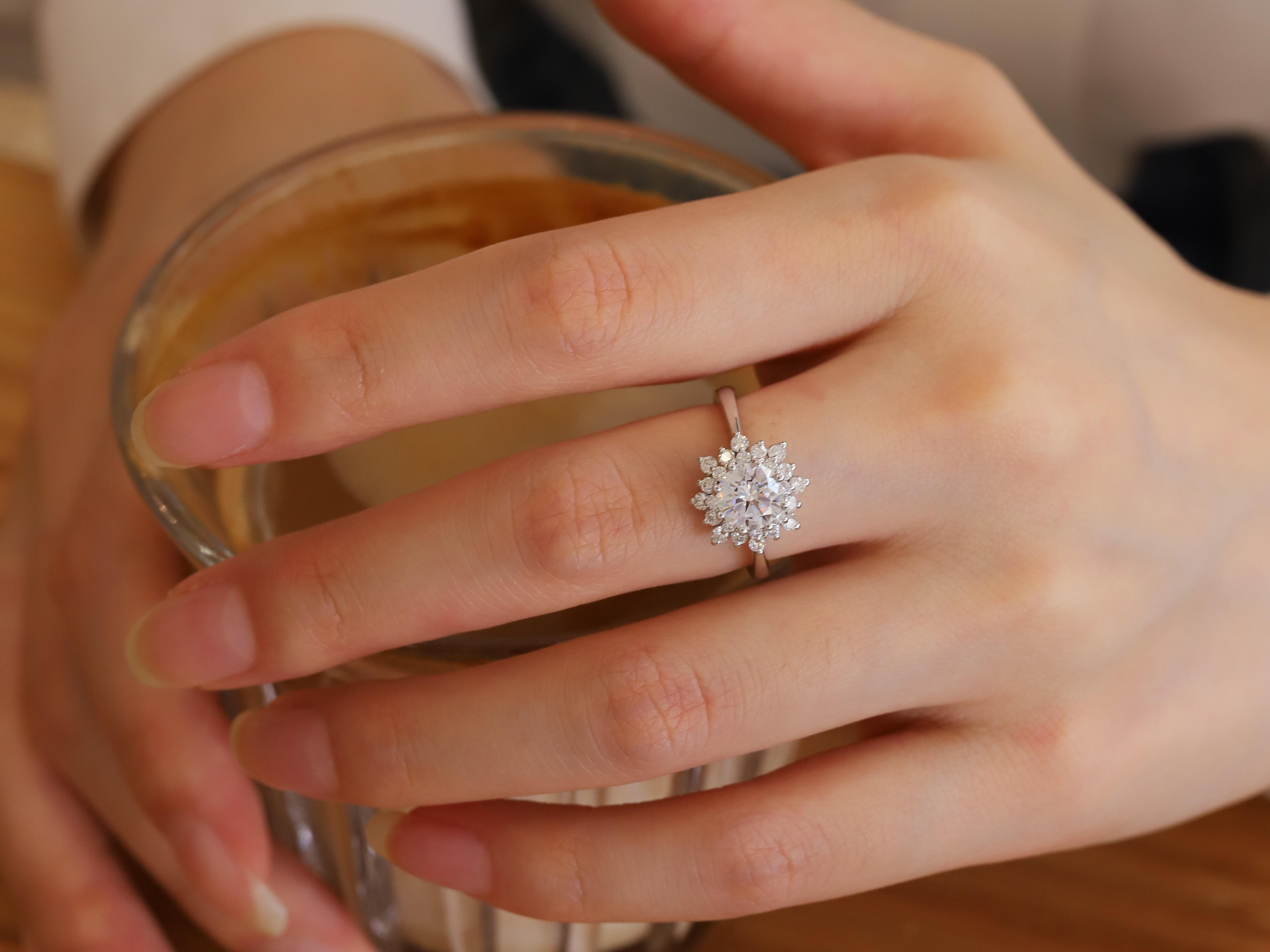 【SEELUV誓言】芙丽嘉 18K白金 显大款