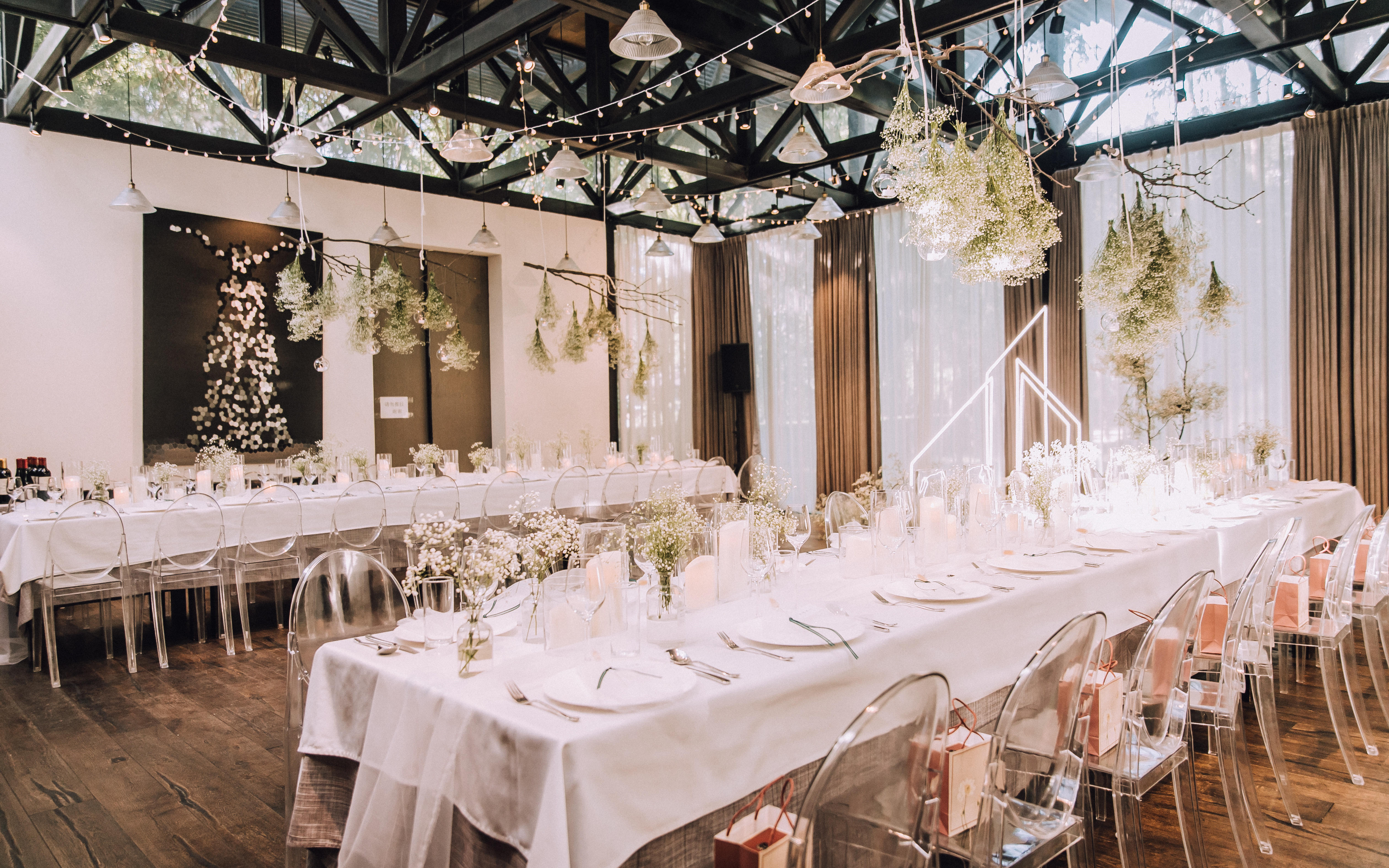 40人小型丨满天星主题晚宴#简约优雅