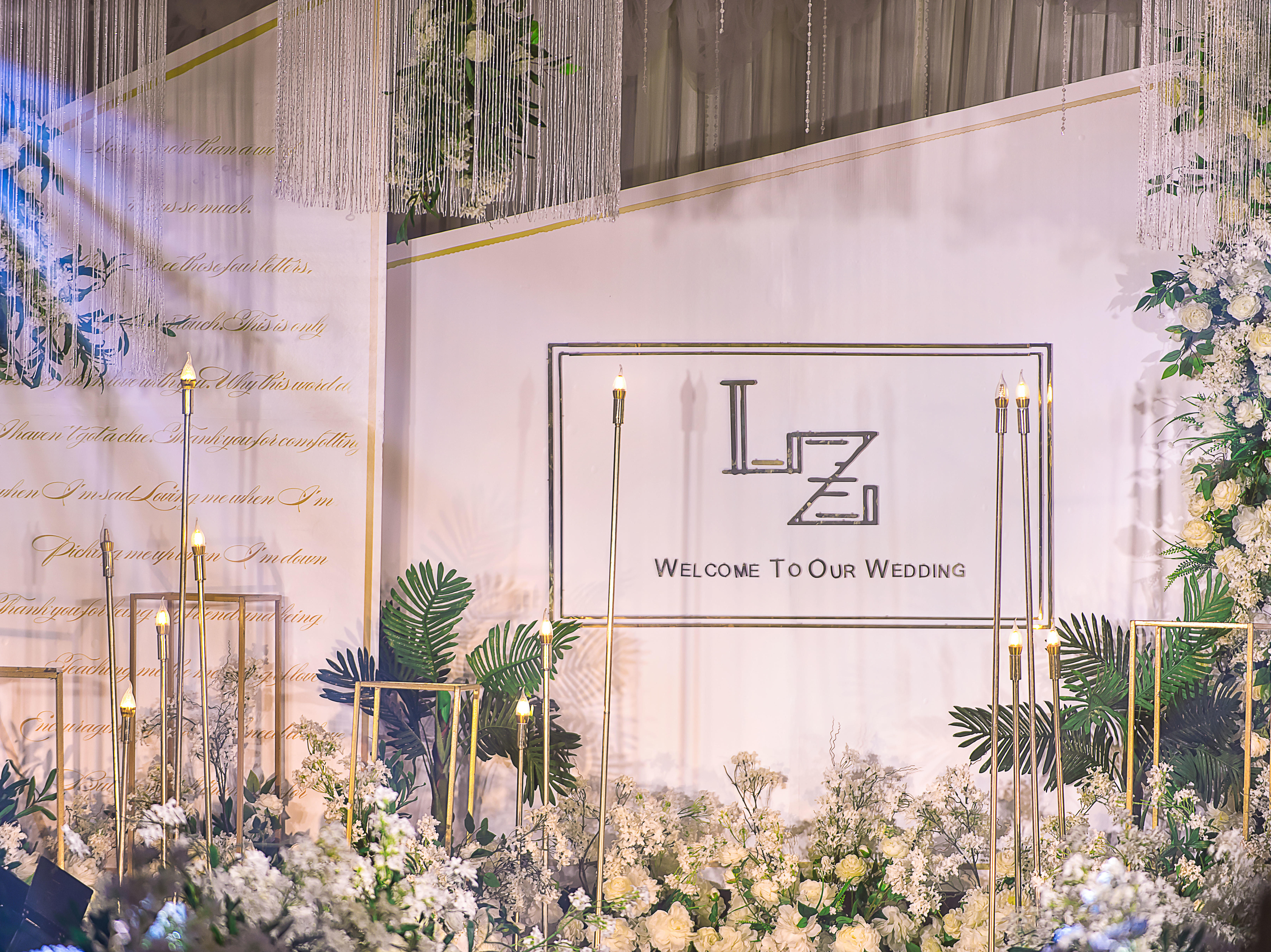 【莫言婚礼】白绿小自然主题婚礼