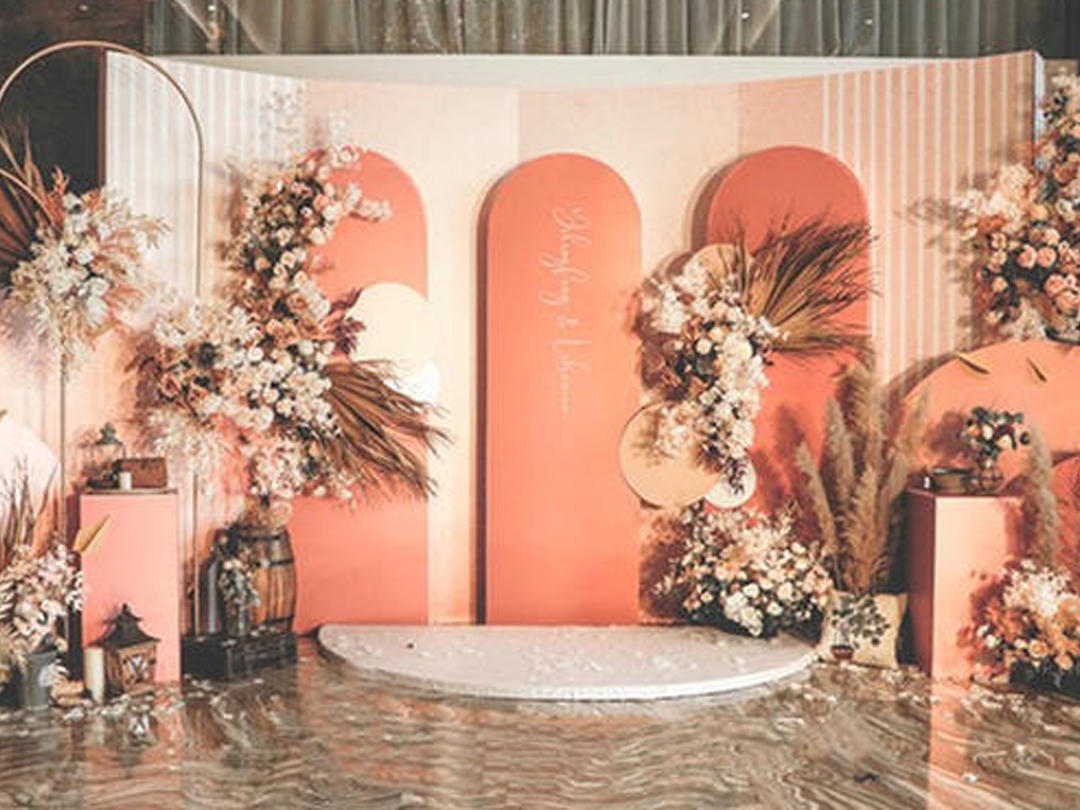 【In诺定制】留影区布置 莫兰迪婚礼 个性化定制