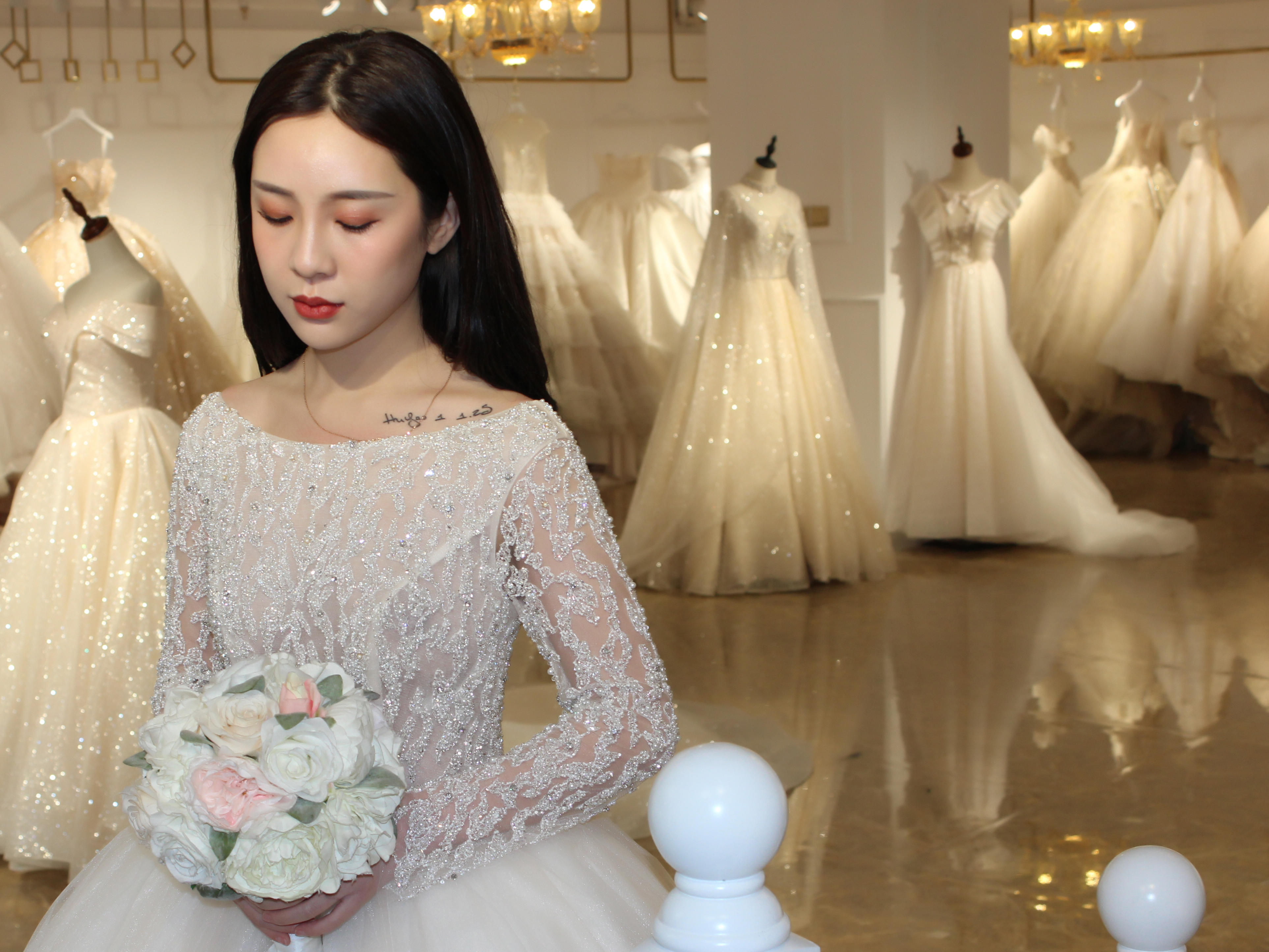 【米图婚纱高定系列】超值三件套 主纱+中式+晚礼