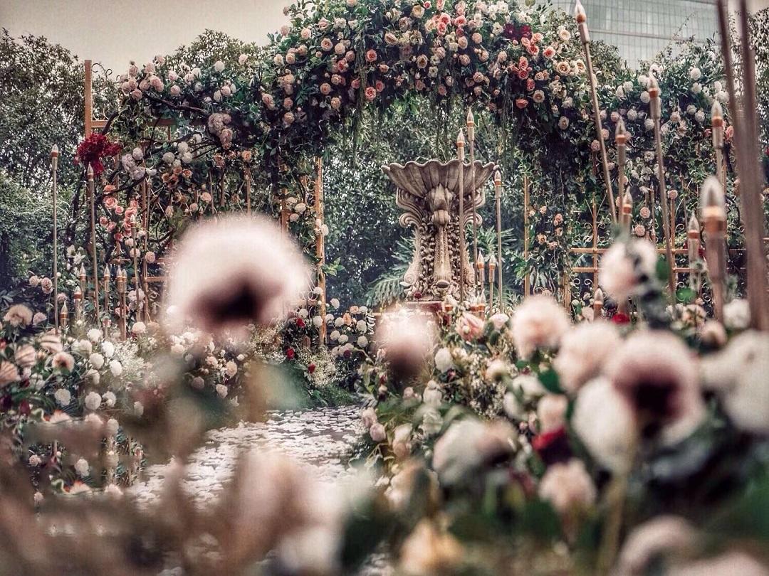 奢华欧式户外复古定制婚礼