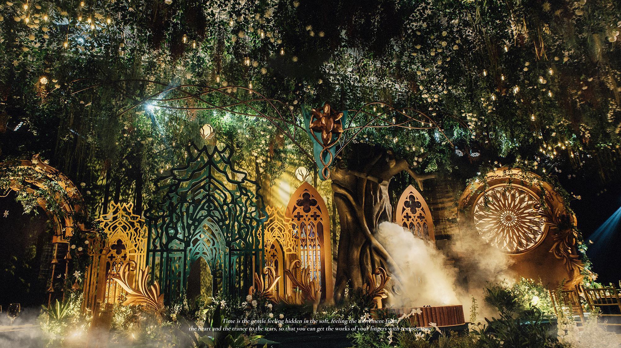 新娘必看 百万网红婚礼一站式来袭 精灵公主宴会厅