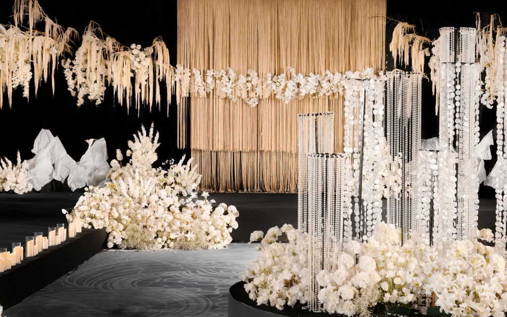 香檳金輕奢婚禮丨低飽和色系高級(jí)又溫柔