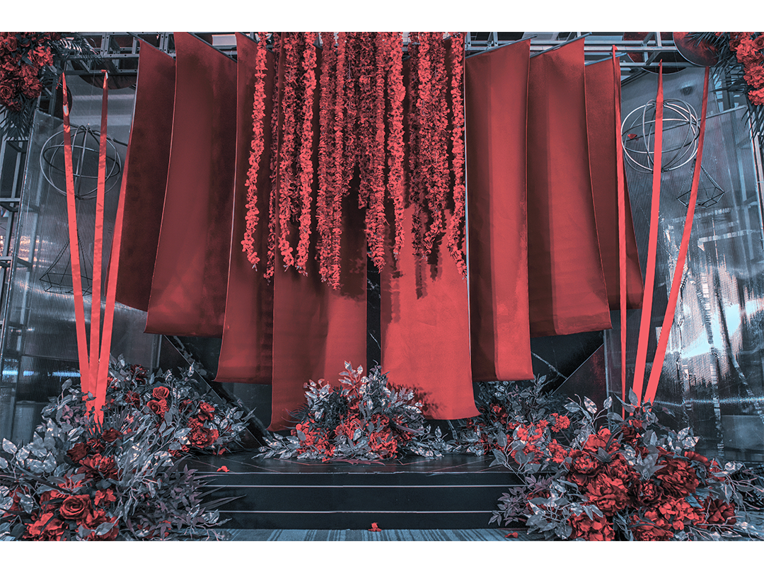 爱尔语典  红黑轻奢风婚礼