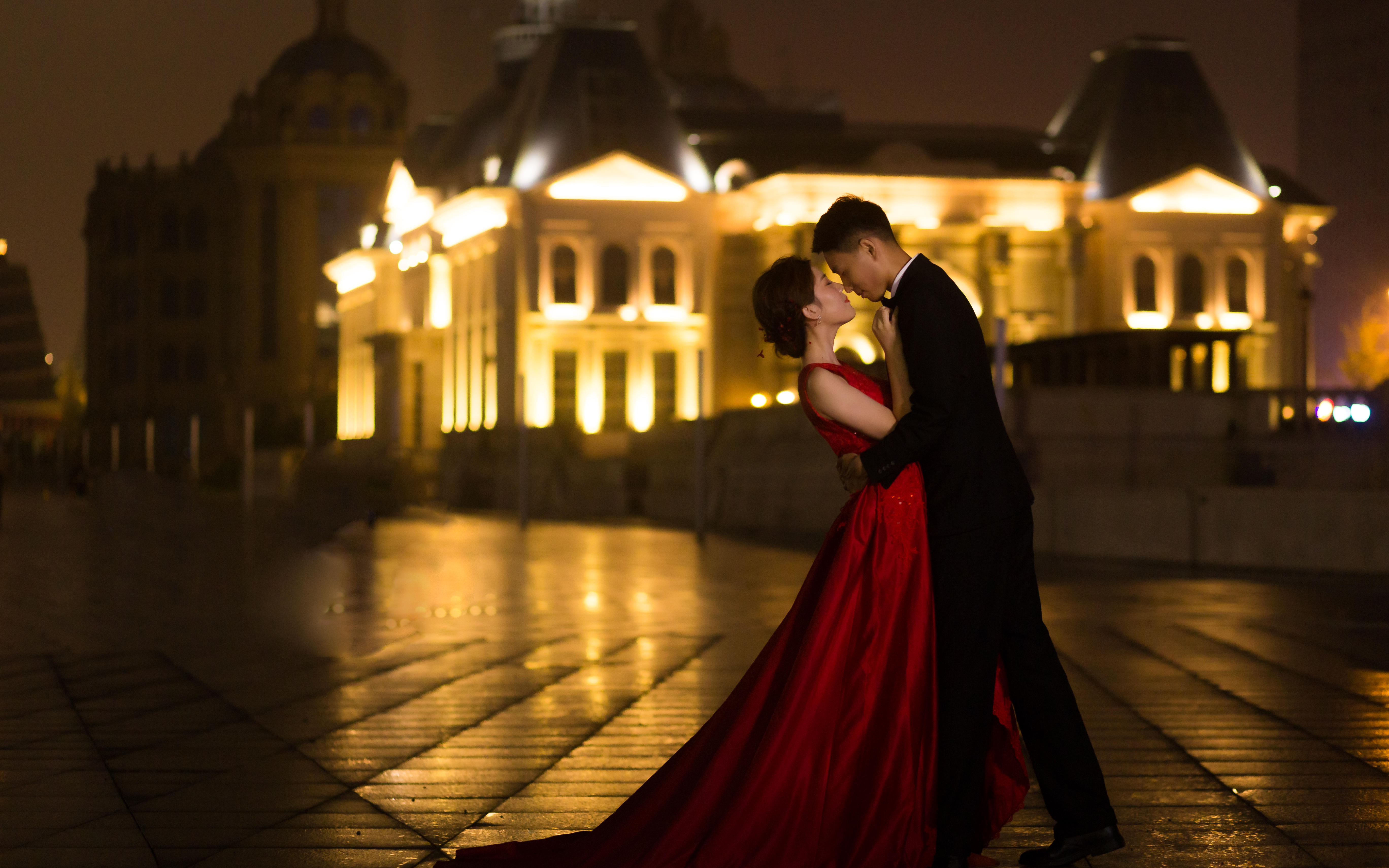 海棠studio婚纱照大连客片