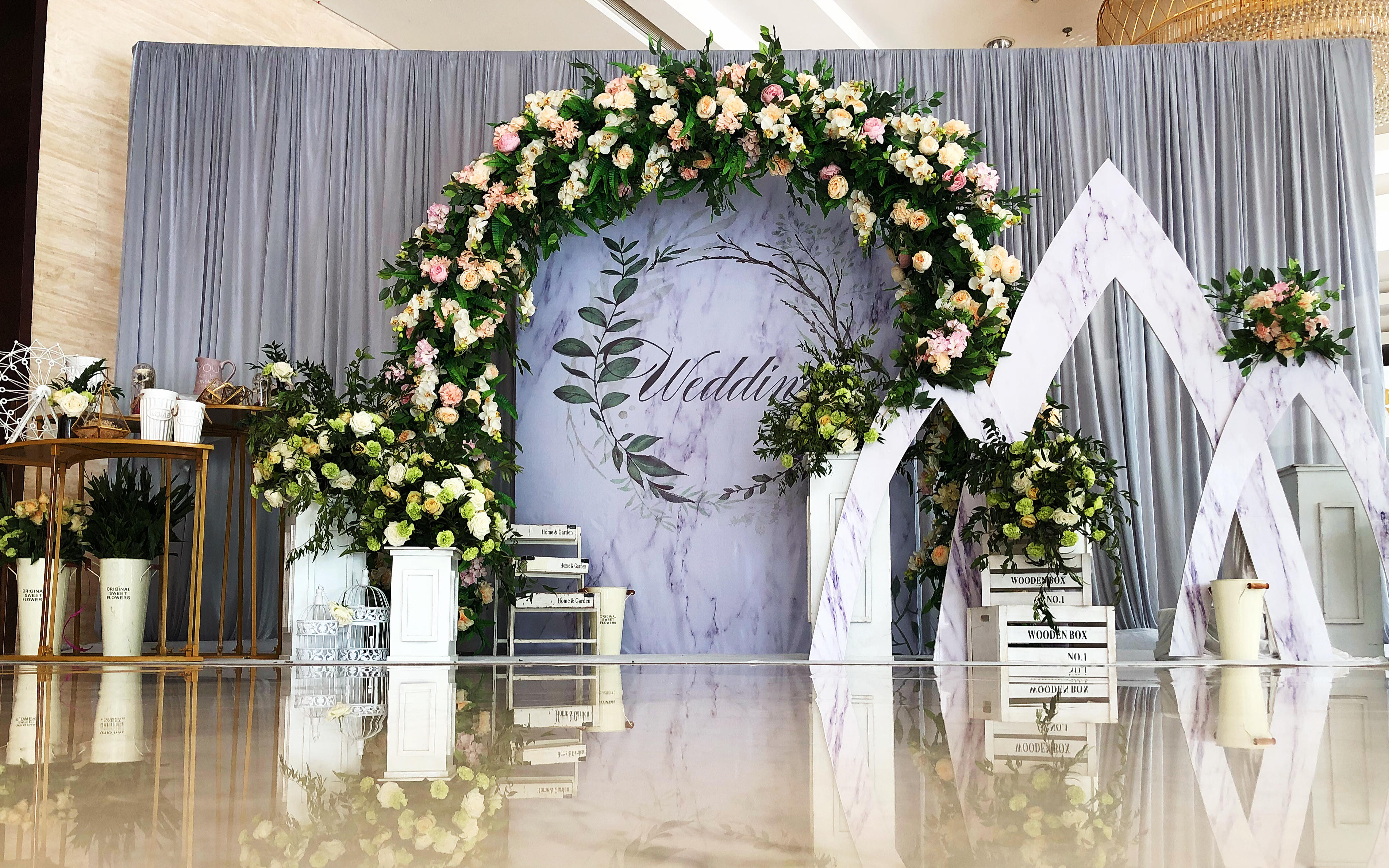 【亿爱婚礼】唯美森系风花艺主题婚礼