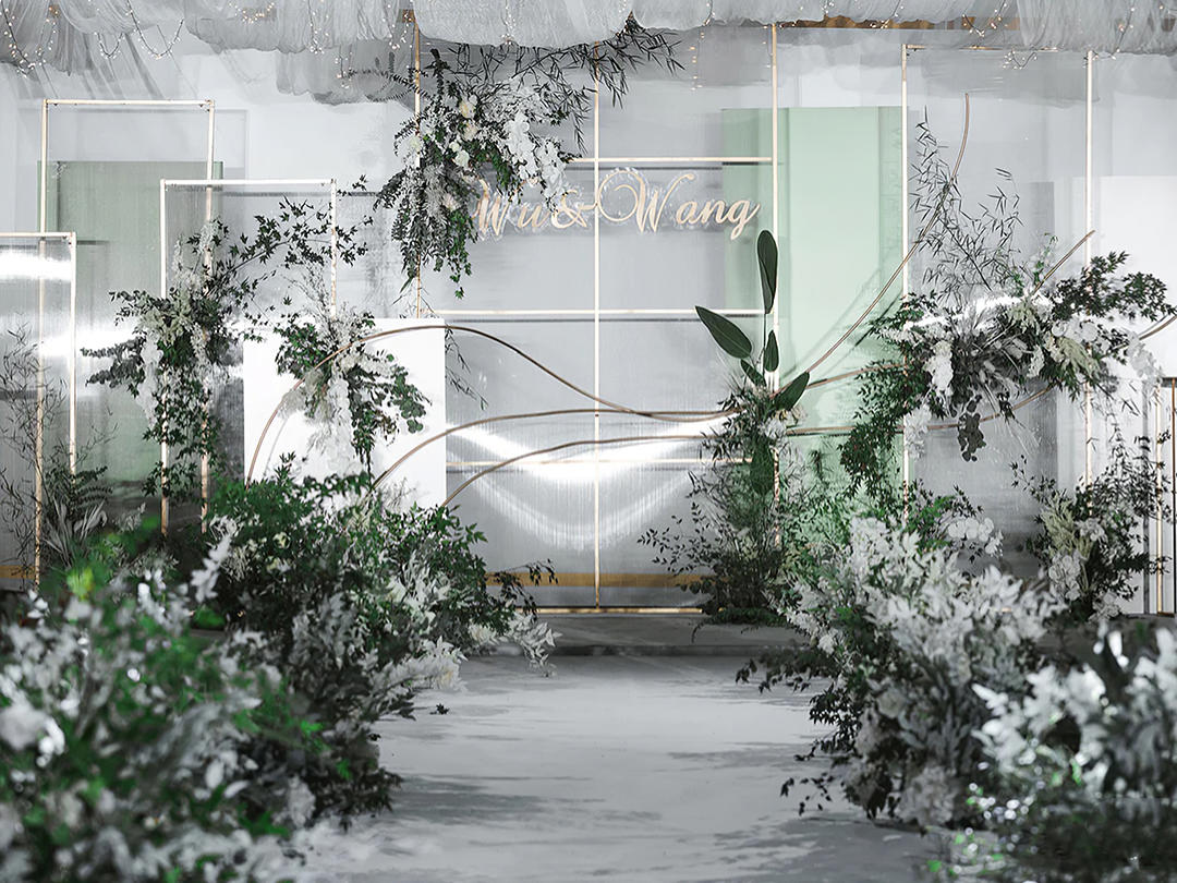 【佳韵一站式婚礼】简约白绿色主题婚礼