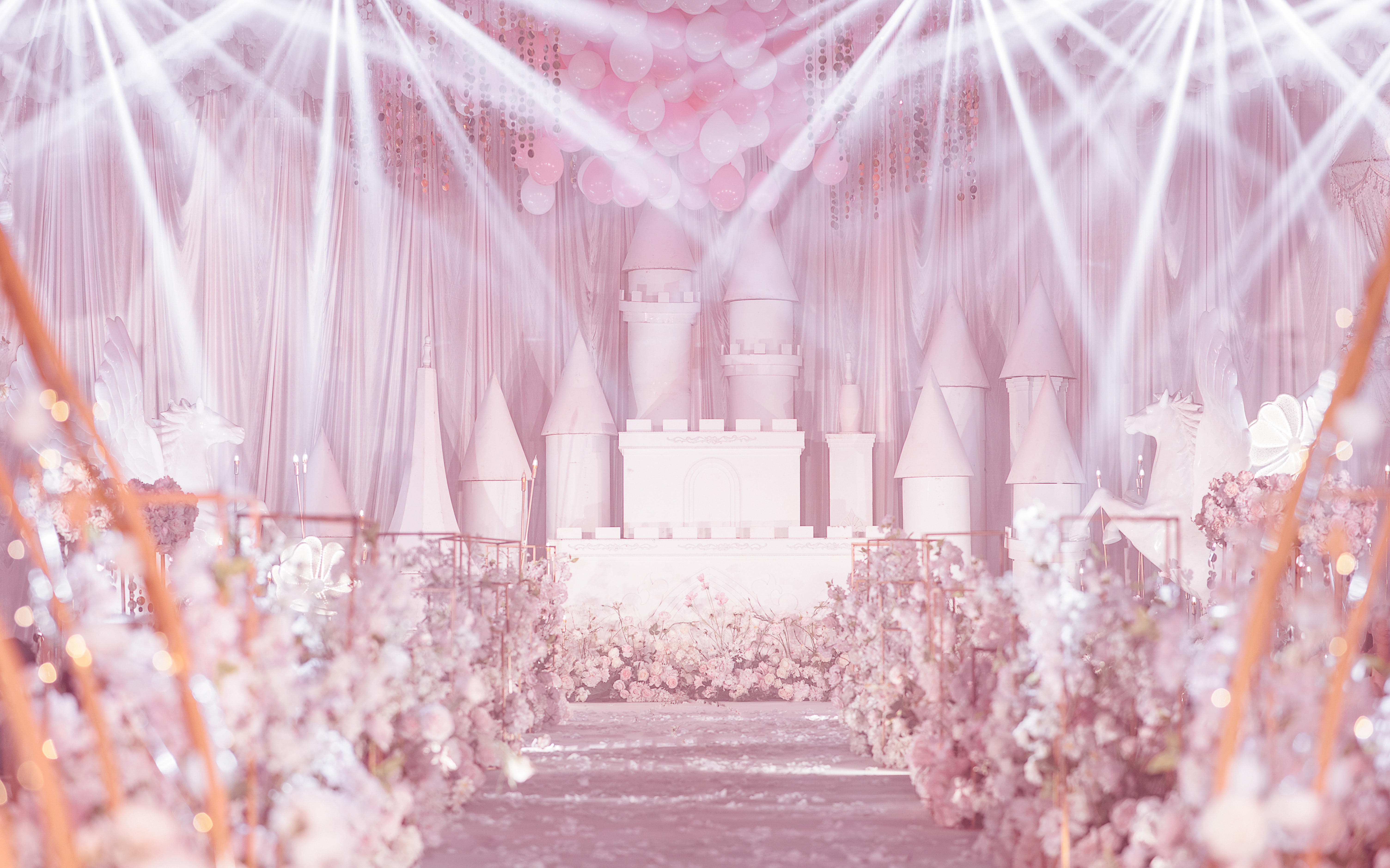 《以梦为马》奢华大气马卡龙粉城堡风