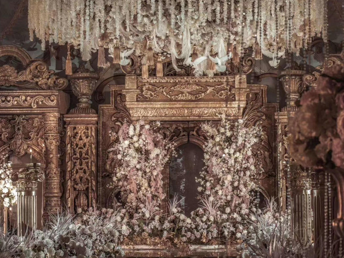 【含四大】欧式奢华宫廷风主题婚礼&含吊顶