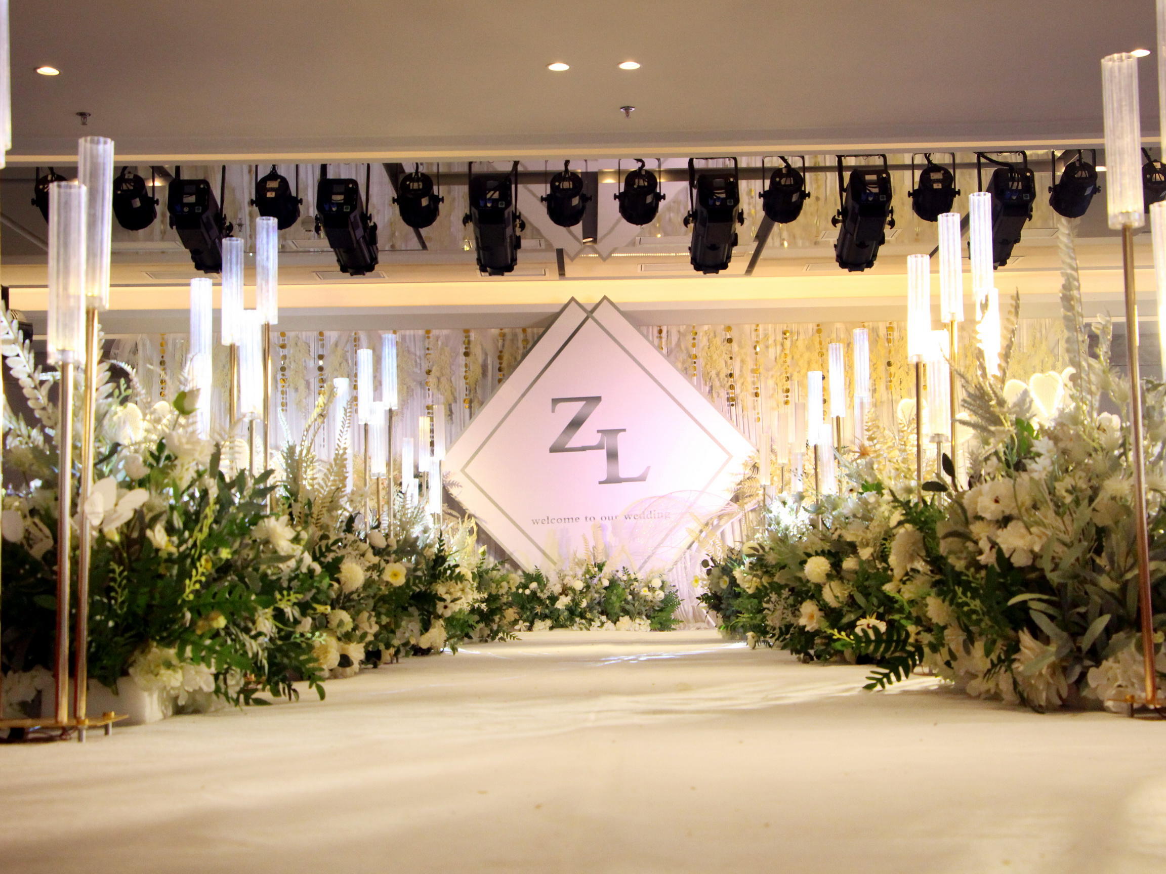 泰安柏悦婚礼2021婚礼新风尚香槟色系简约婚礼