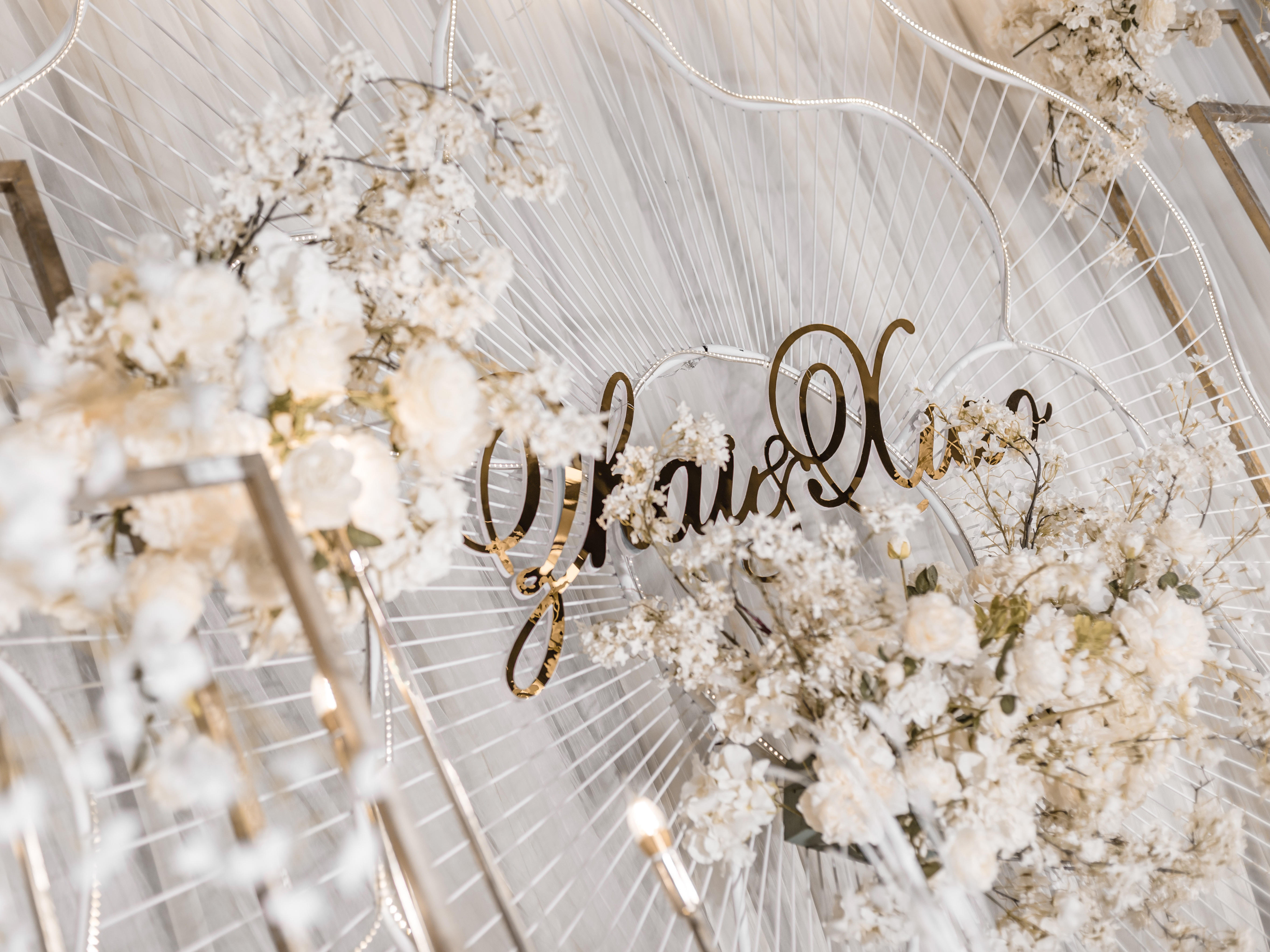 sweet喜铺婚礼-白金色简约婚礼