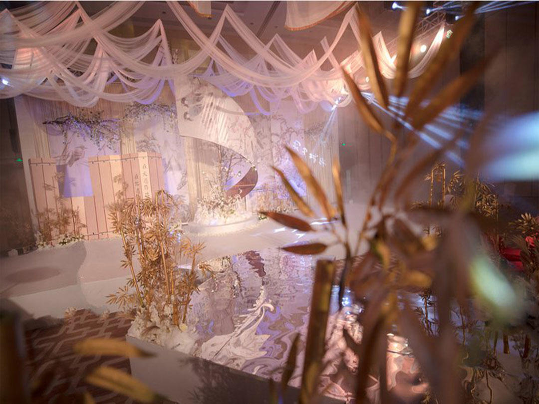 六盘水爱斐堡主题婚礼：新中式《粉》