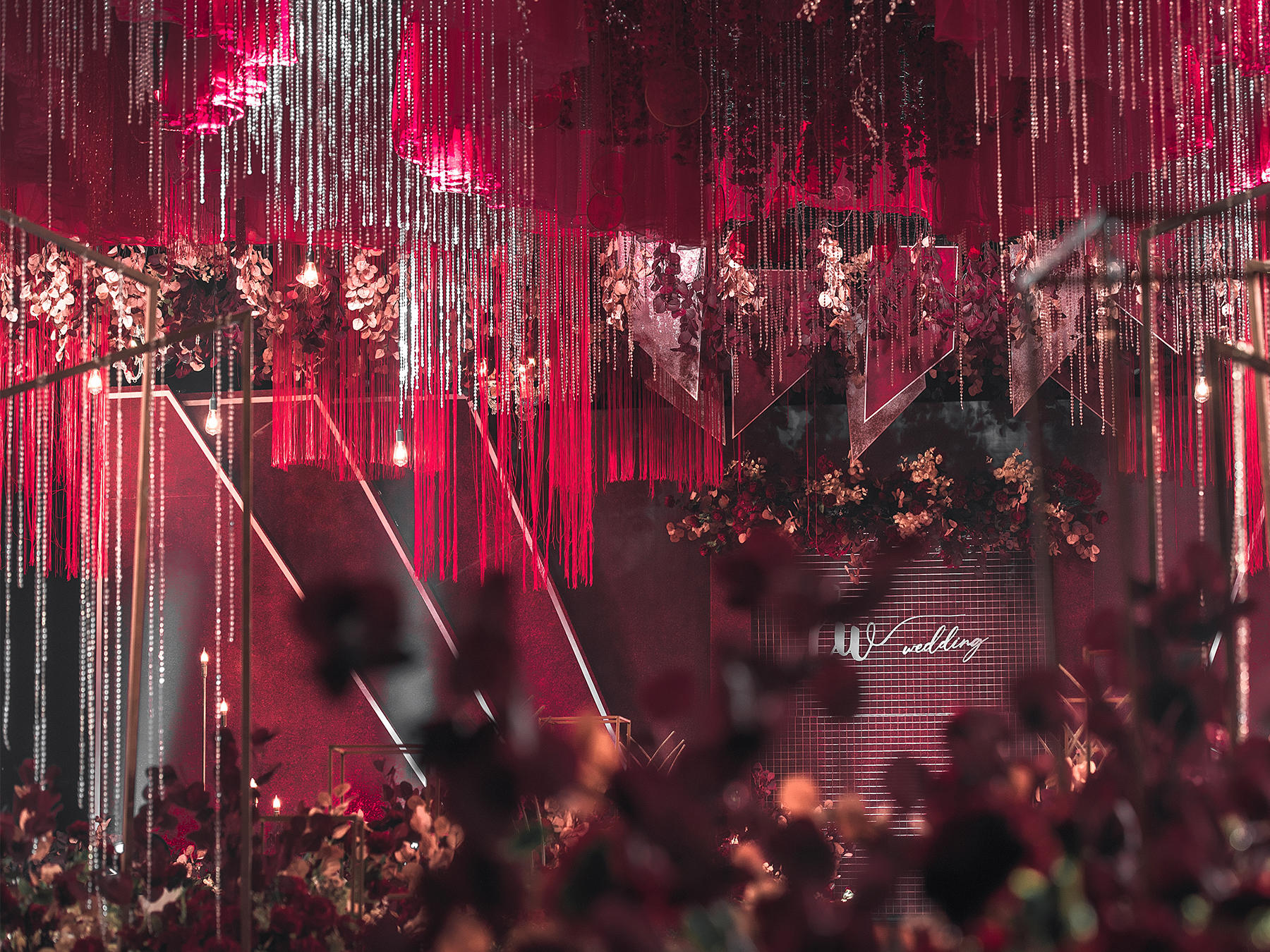 皇城铂嘉婚礼--时尚红色系