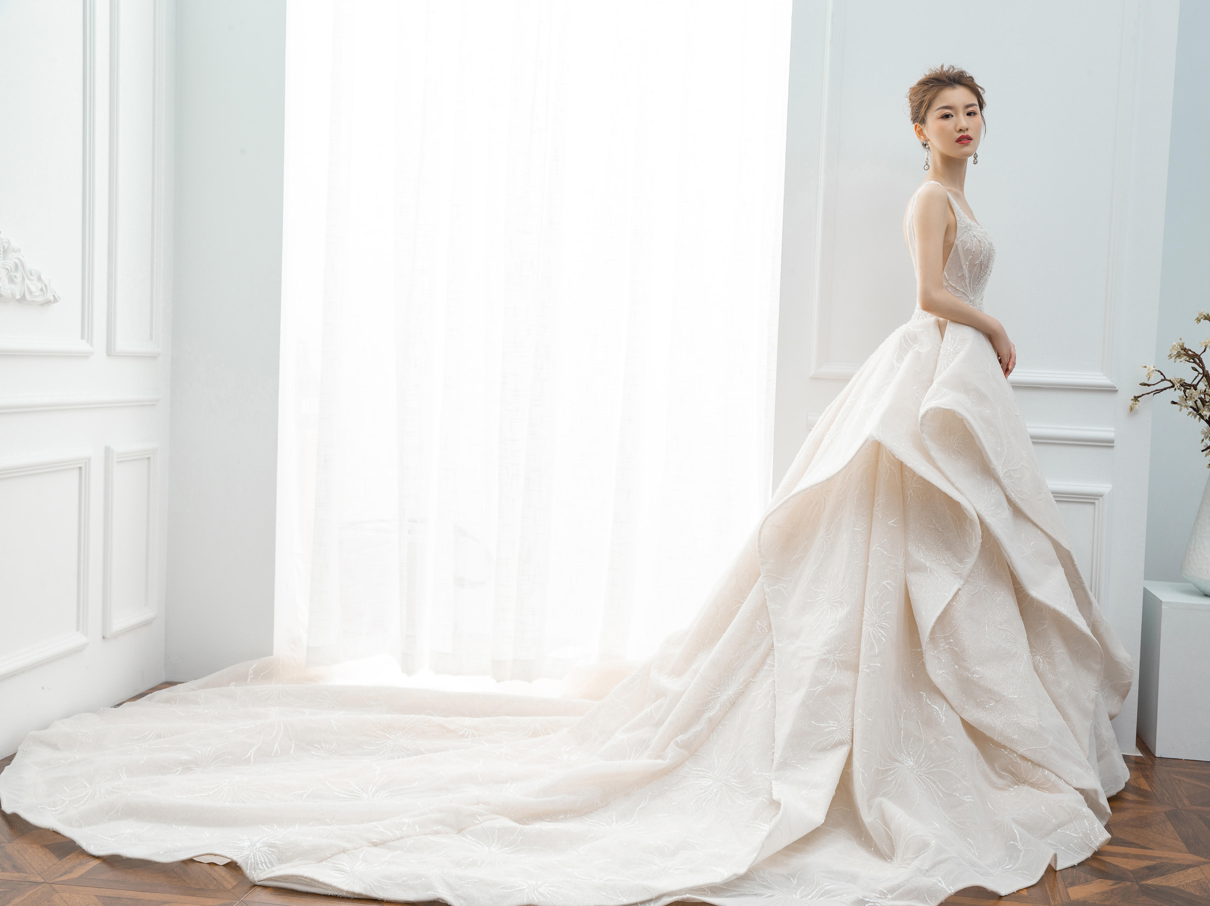 Dear Bride仙女高定原创主纱定制超值