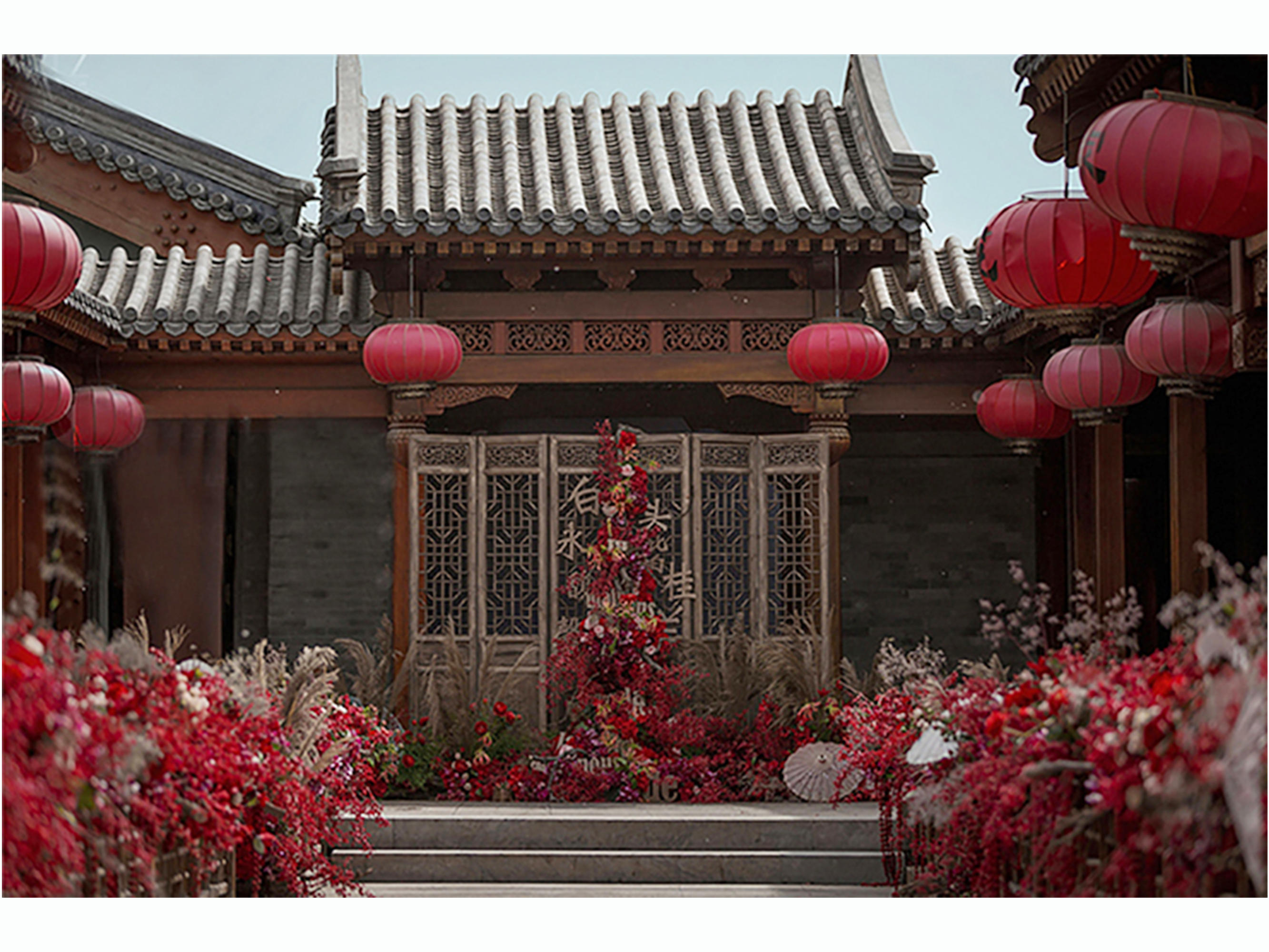 中国祠堂婚礼/含四大金刚【云海婚礼】