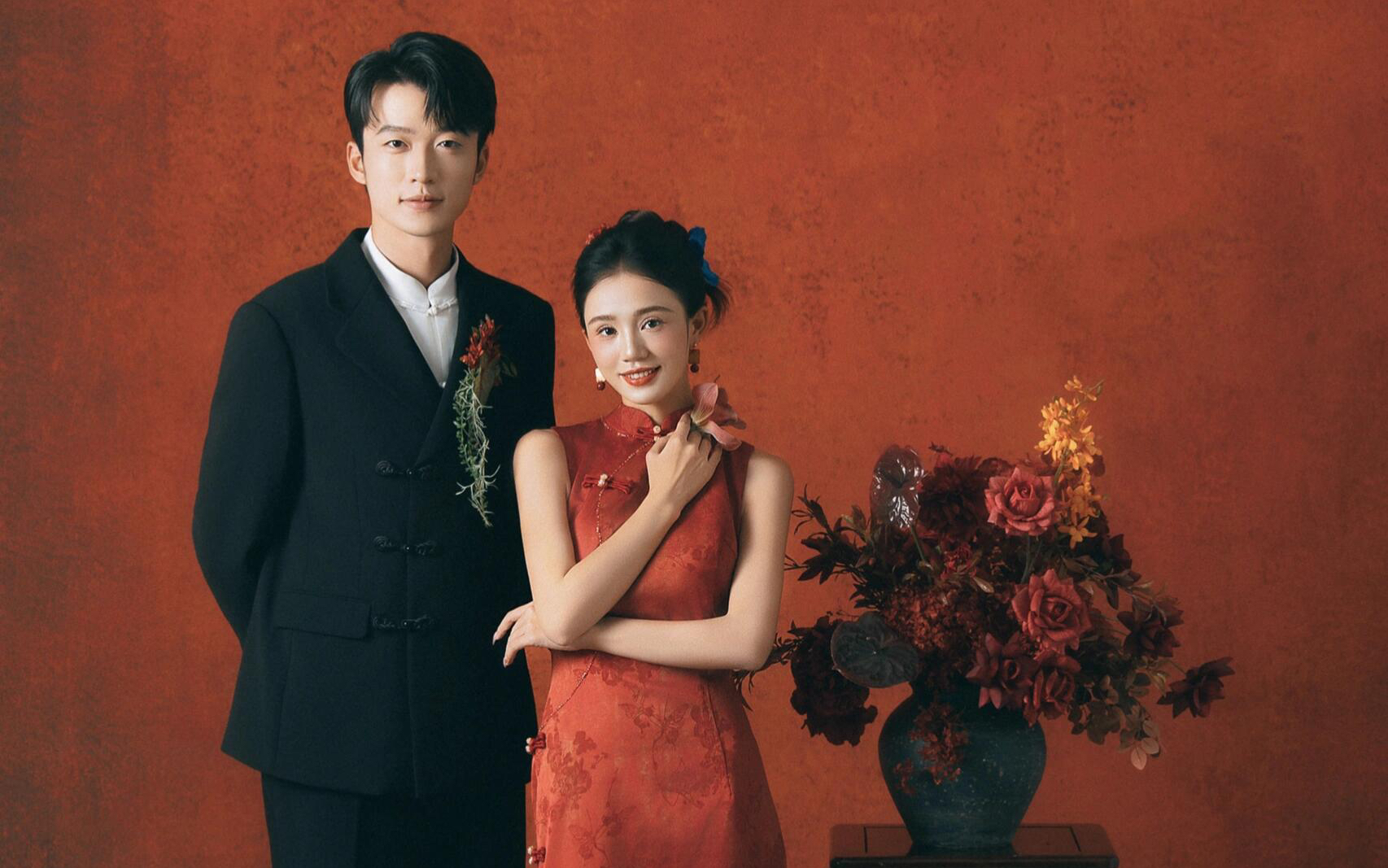 爆贊｜新中式旗袍婚紗照太有古典韻味了