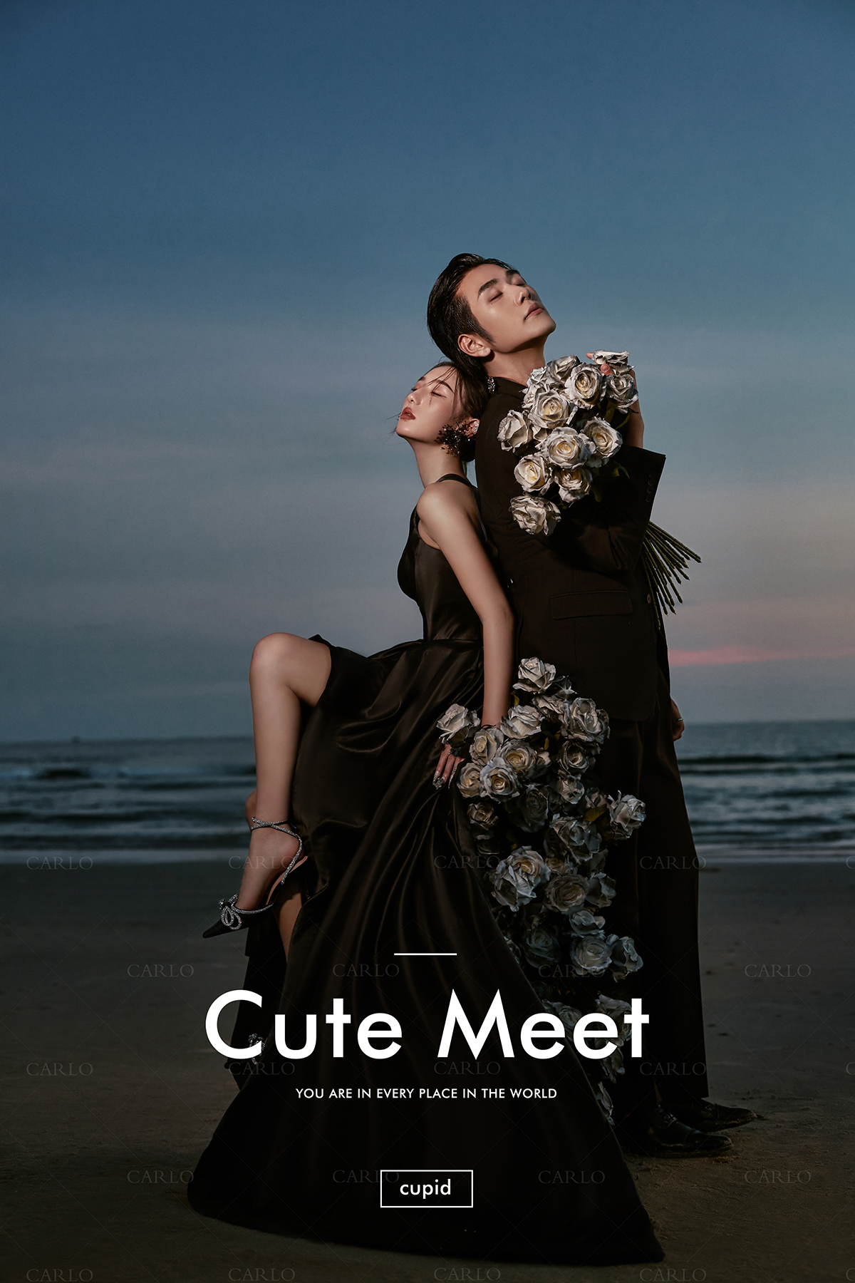 卡洛婚纱摄影【沙滩白马】