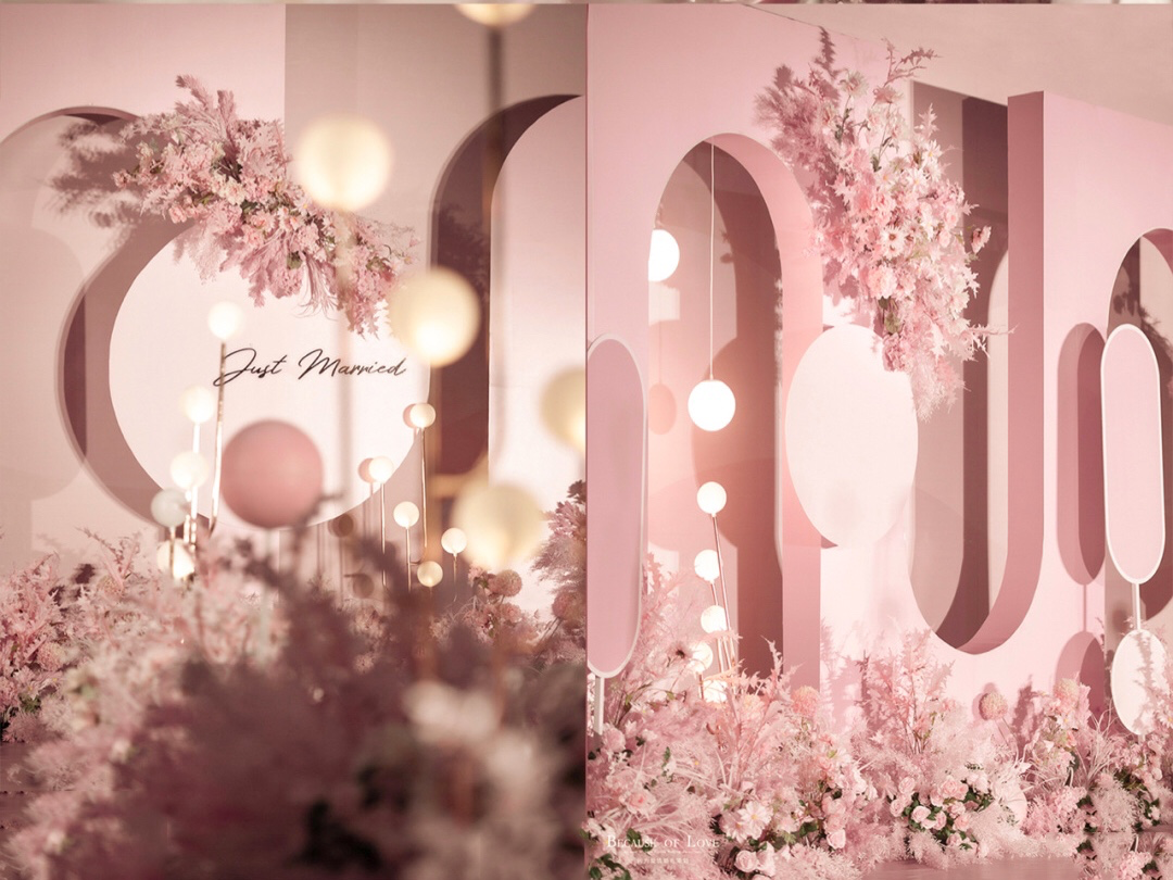 【花漾婚礼】2023简约白绿室内