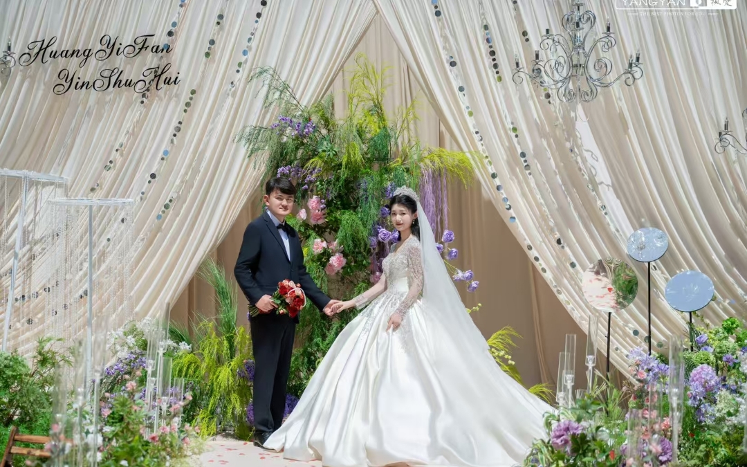白色布曼婚礼💒