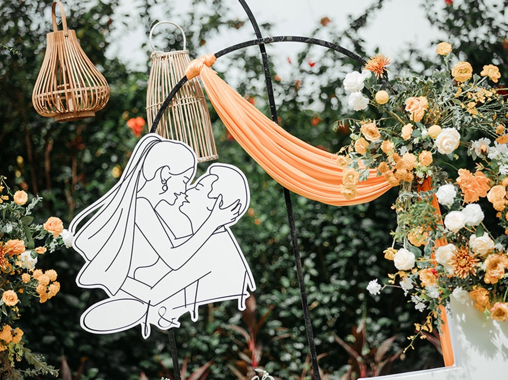宜人婚禮館全鮮花婚禮布置（每個(gè)婚期限一場(chǎng)）
