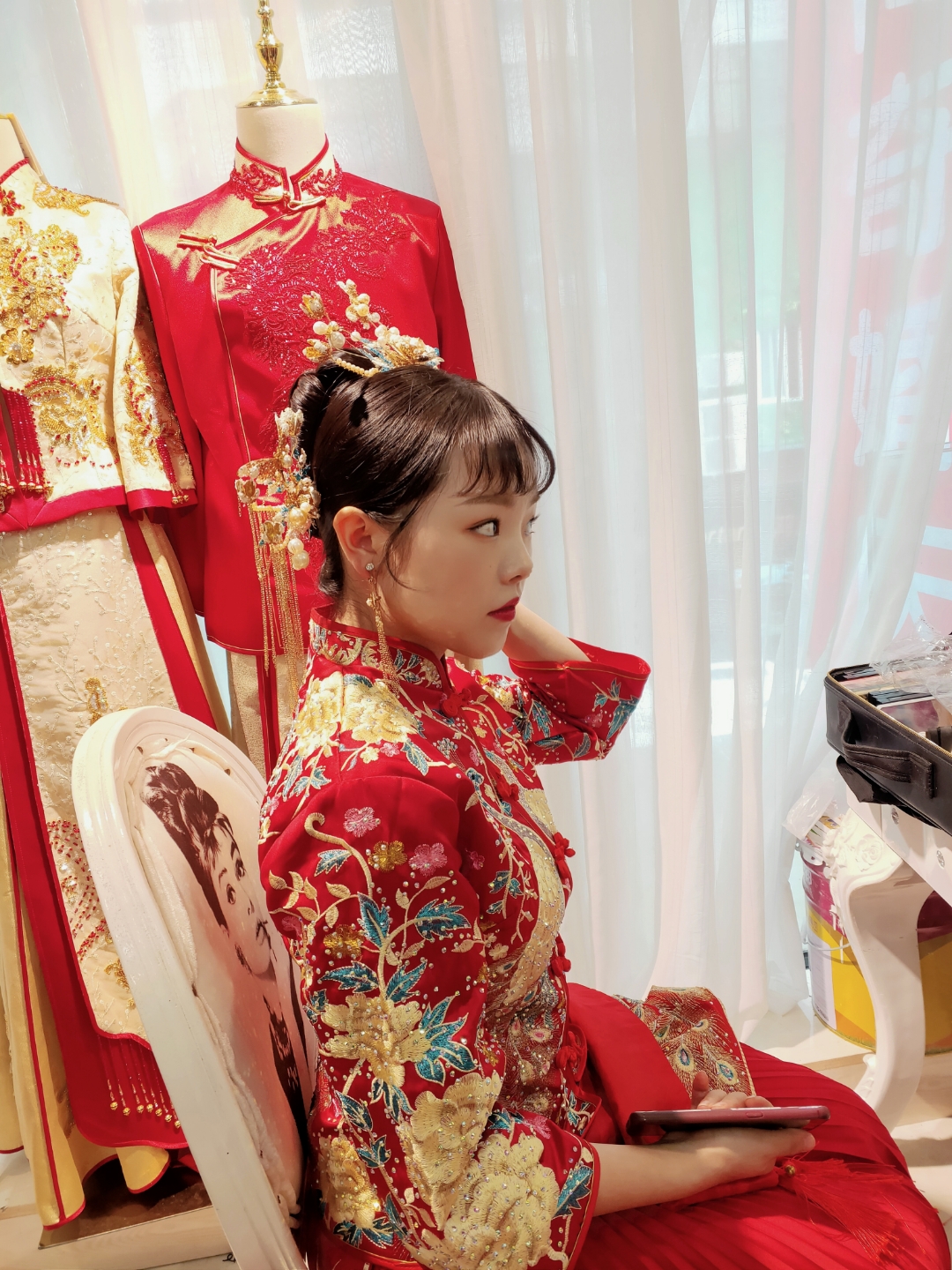 中式简约气质新娘   夸张复古