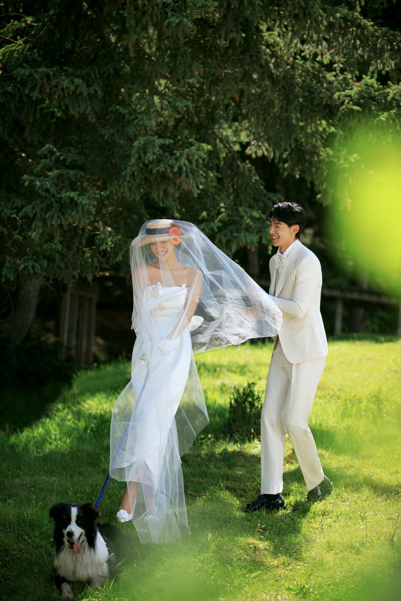 【爆棚热推】明星摄影工作室 崂山城堡高尔夫婚纱照