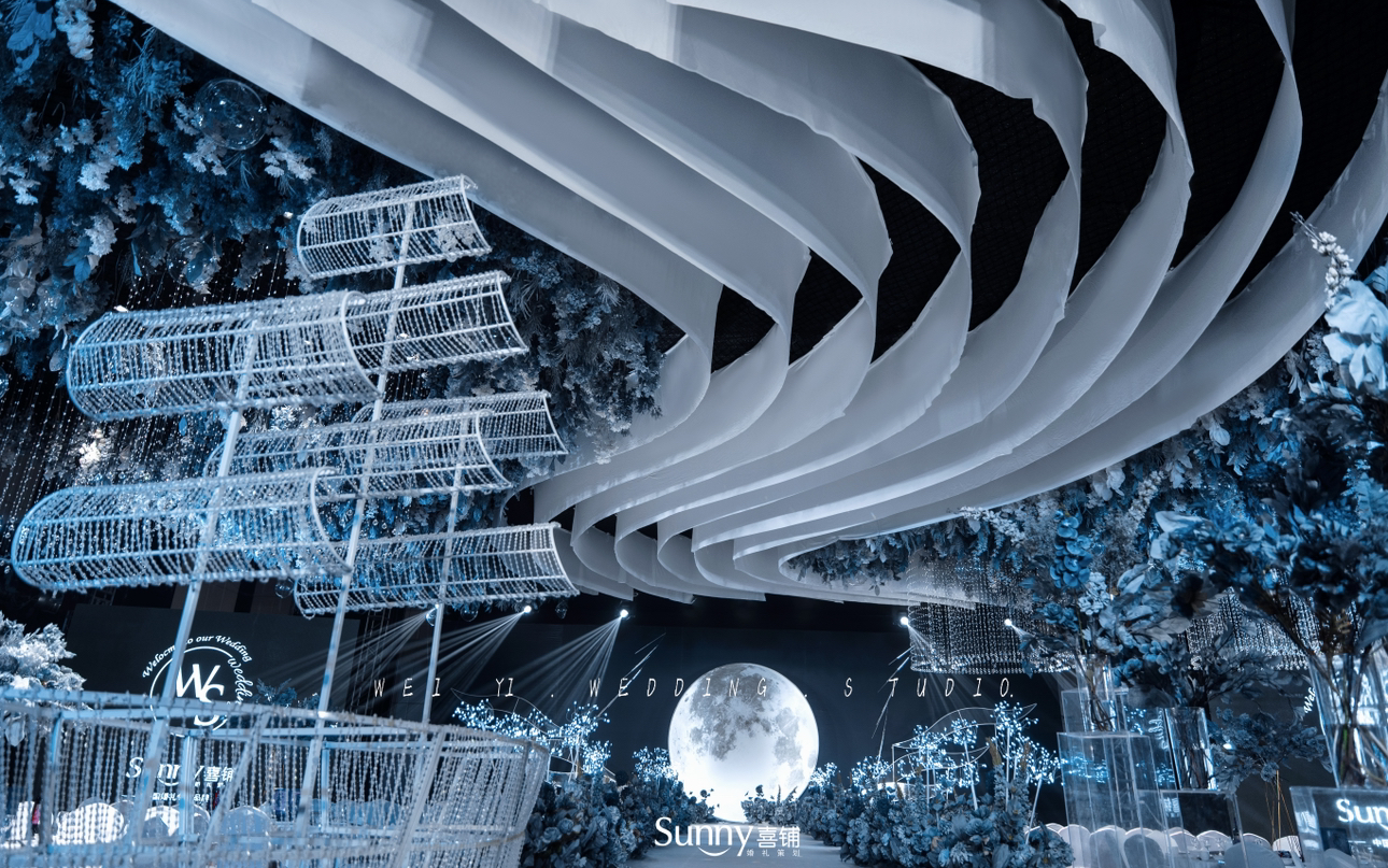 【XIPU喜铺婚礼创意】雾霾蓝色系