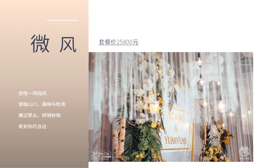 氧气婚礼策划——微风     