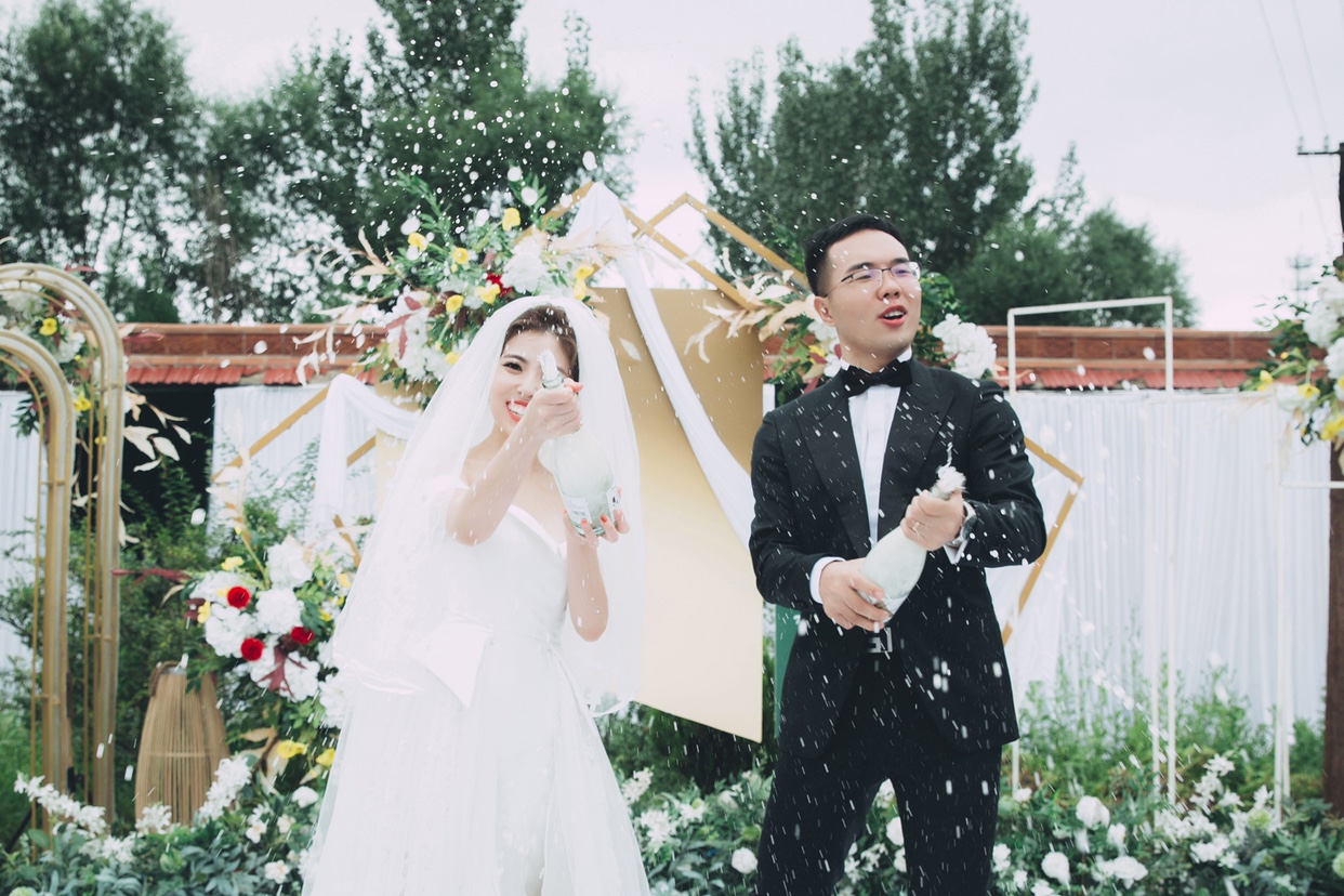 农村西式婚礼+回门中式婚礼  一切都是我想要的样子