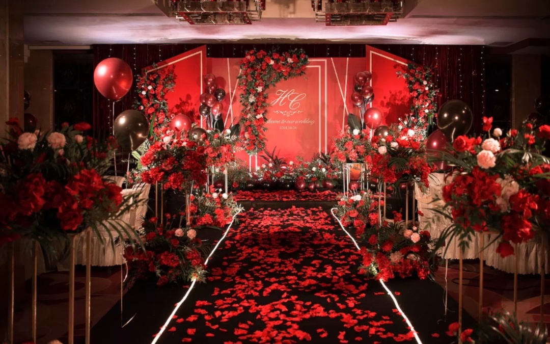 2020红金色系婚礼套餐