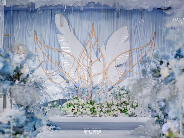 夢幻版藍色婚禮 小預算酒店藍色婚禮