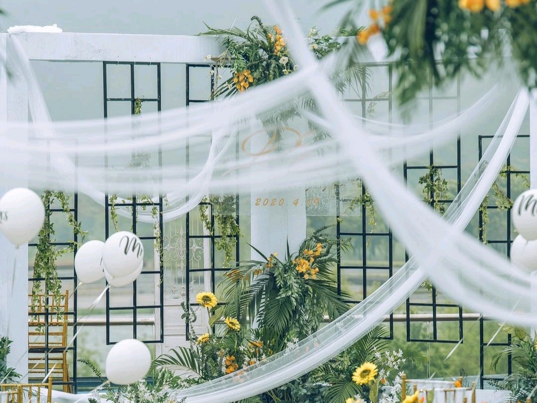 【夏日精选】户外小清新白绿婚礼